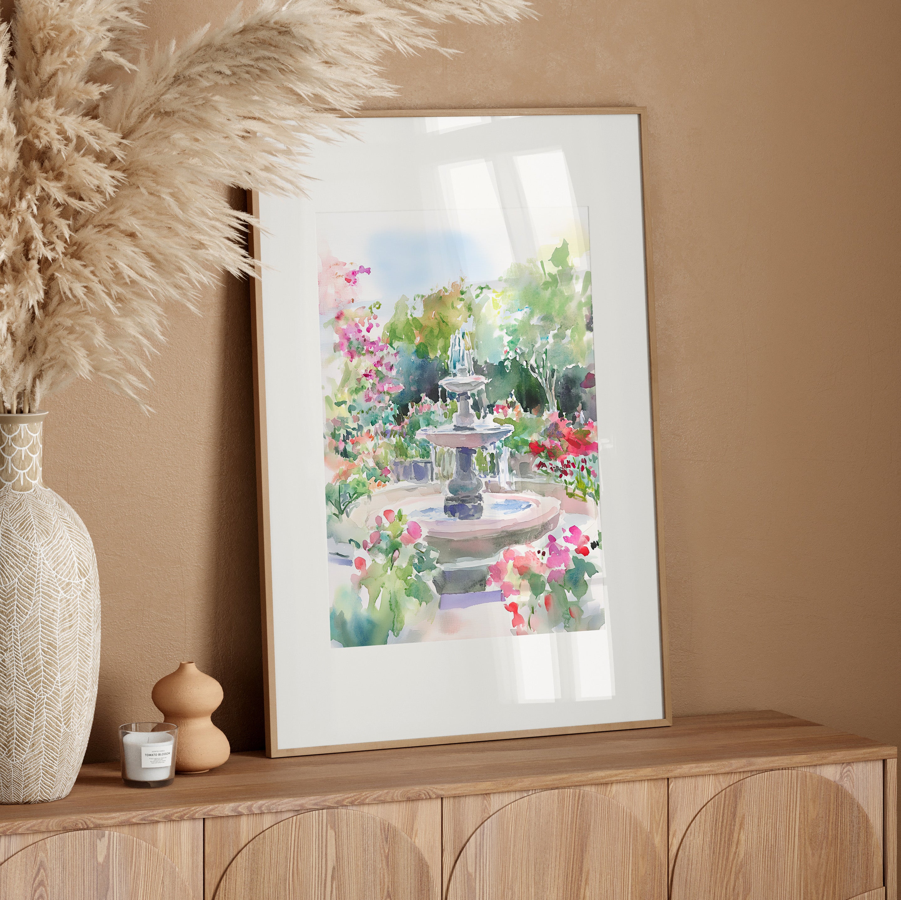 Charleston Garden Fountain View