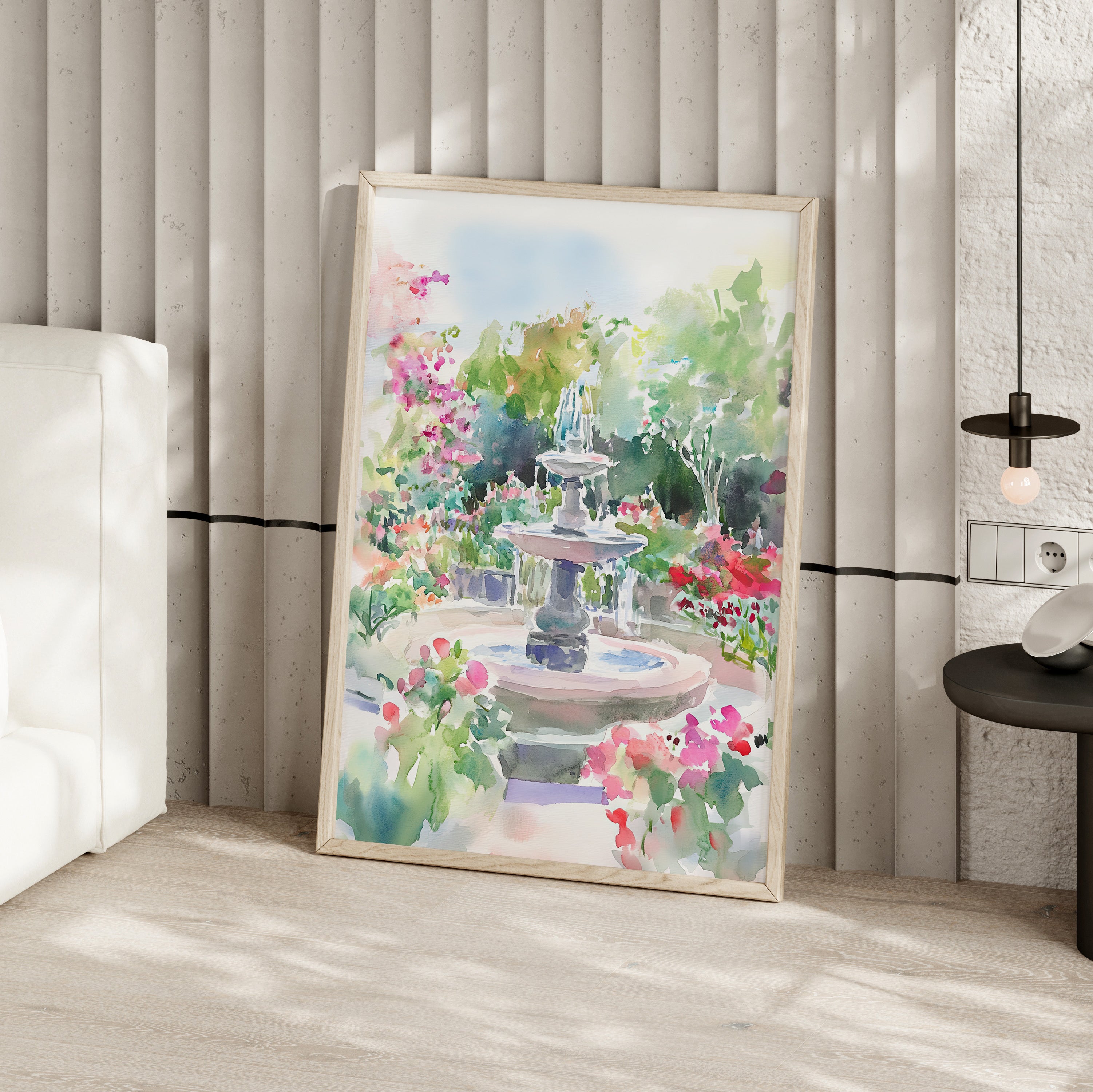 Charleston Garden Fountain View