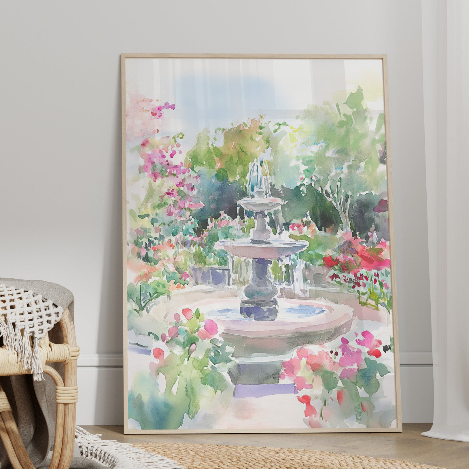 Charleston Garden Fountain View