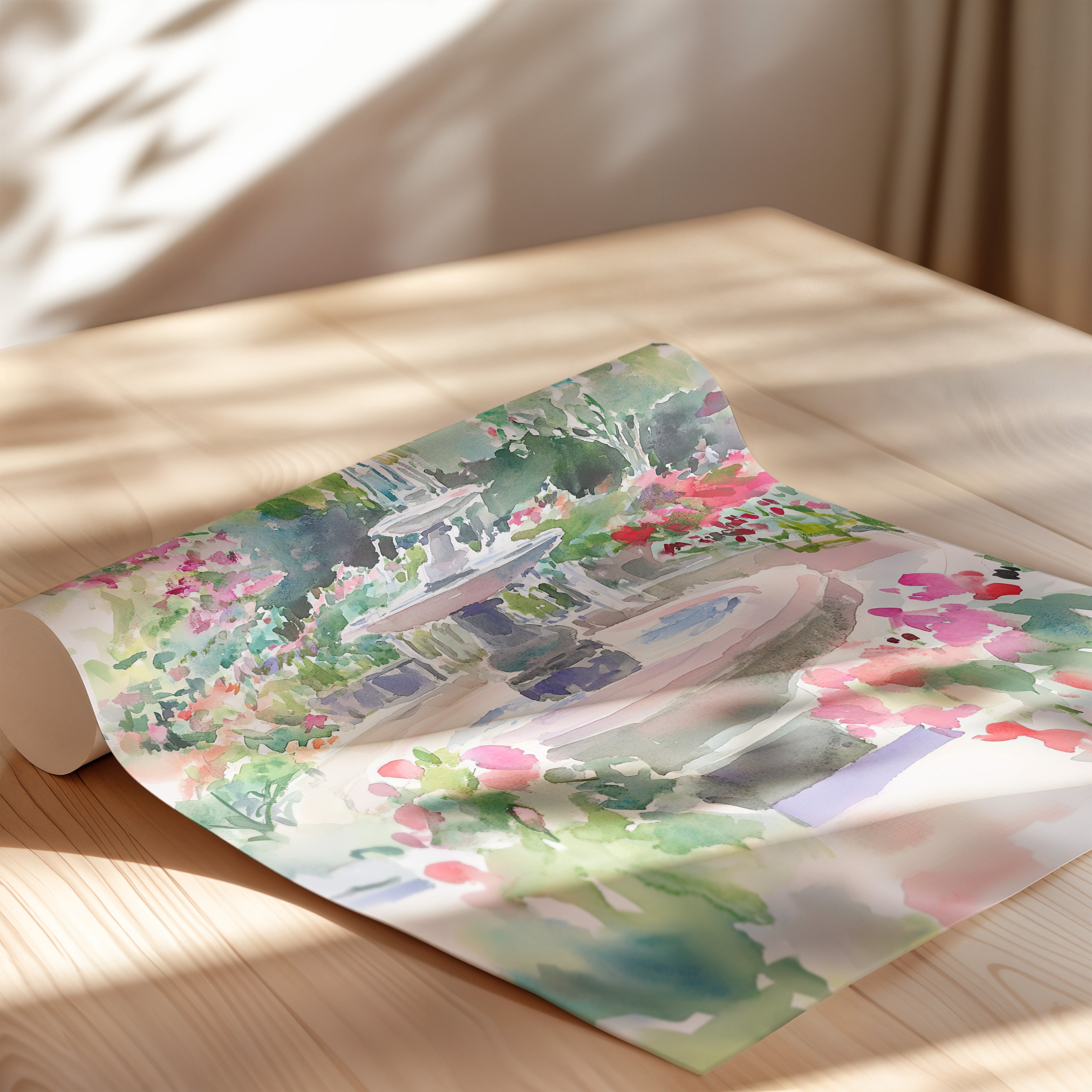 Charleston Garden Fountain View