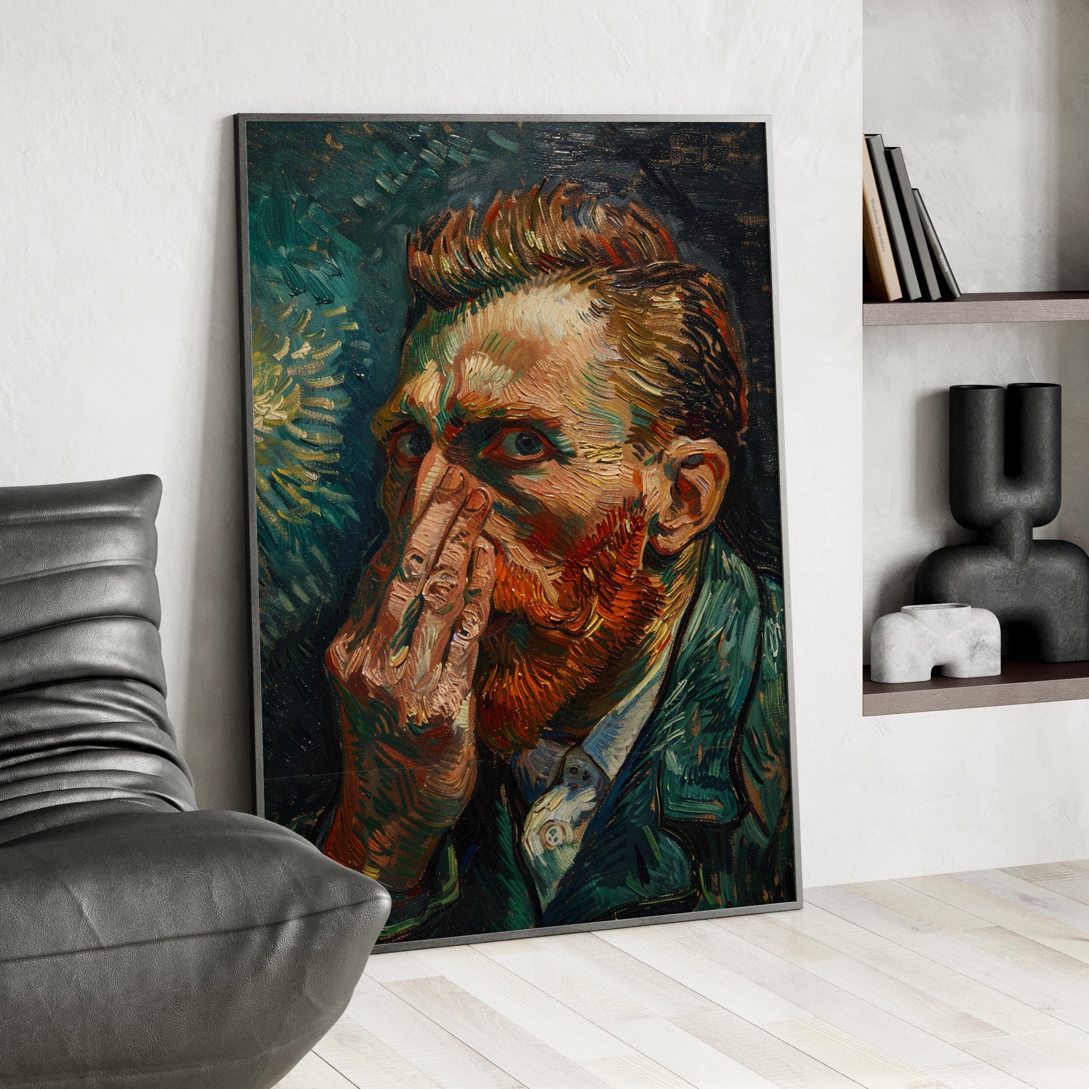 Framed Paper Print - Van Gogh Stinky Glare