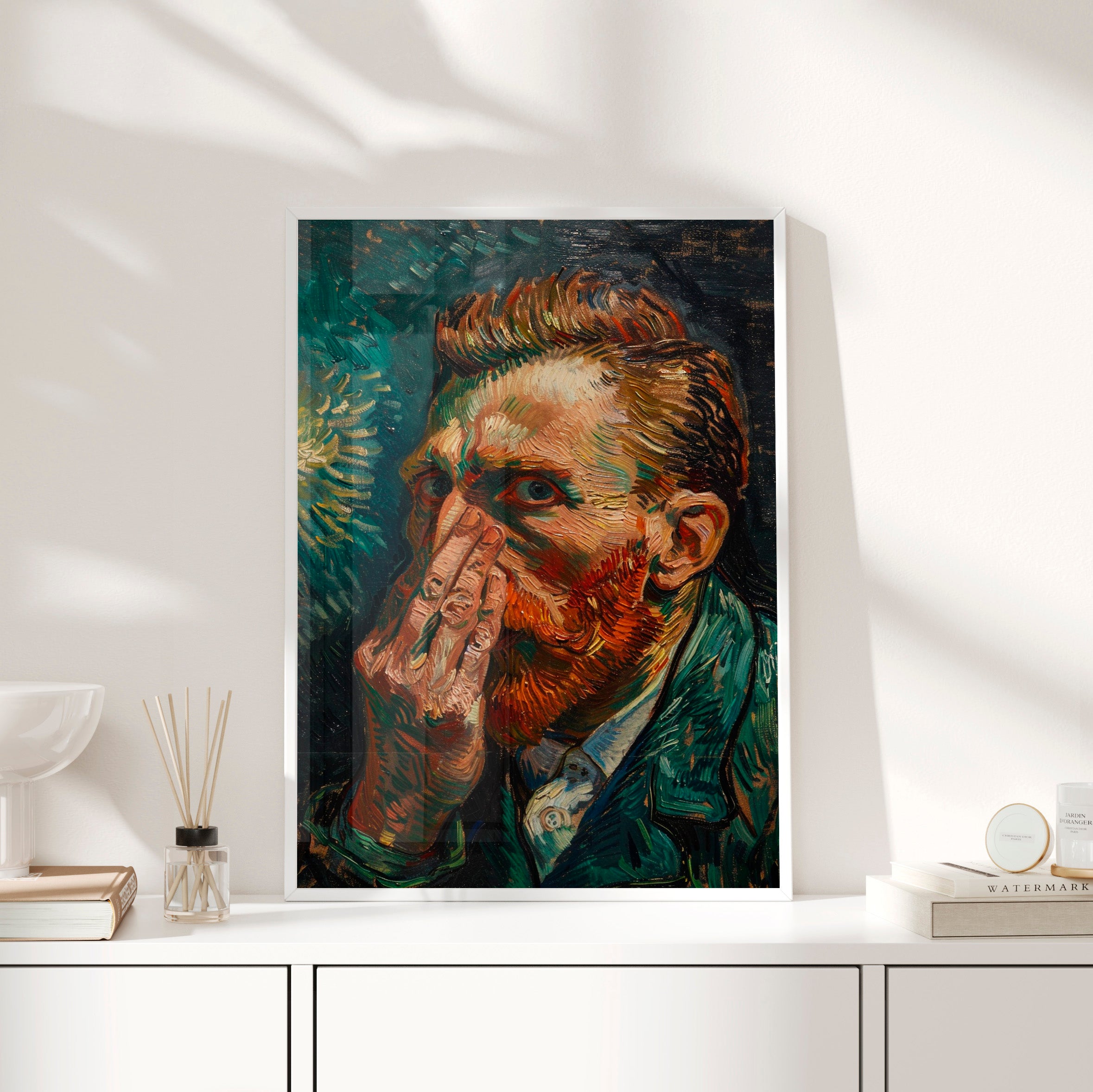 Framed Paper Print - Van Gogh Stinky Glare