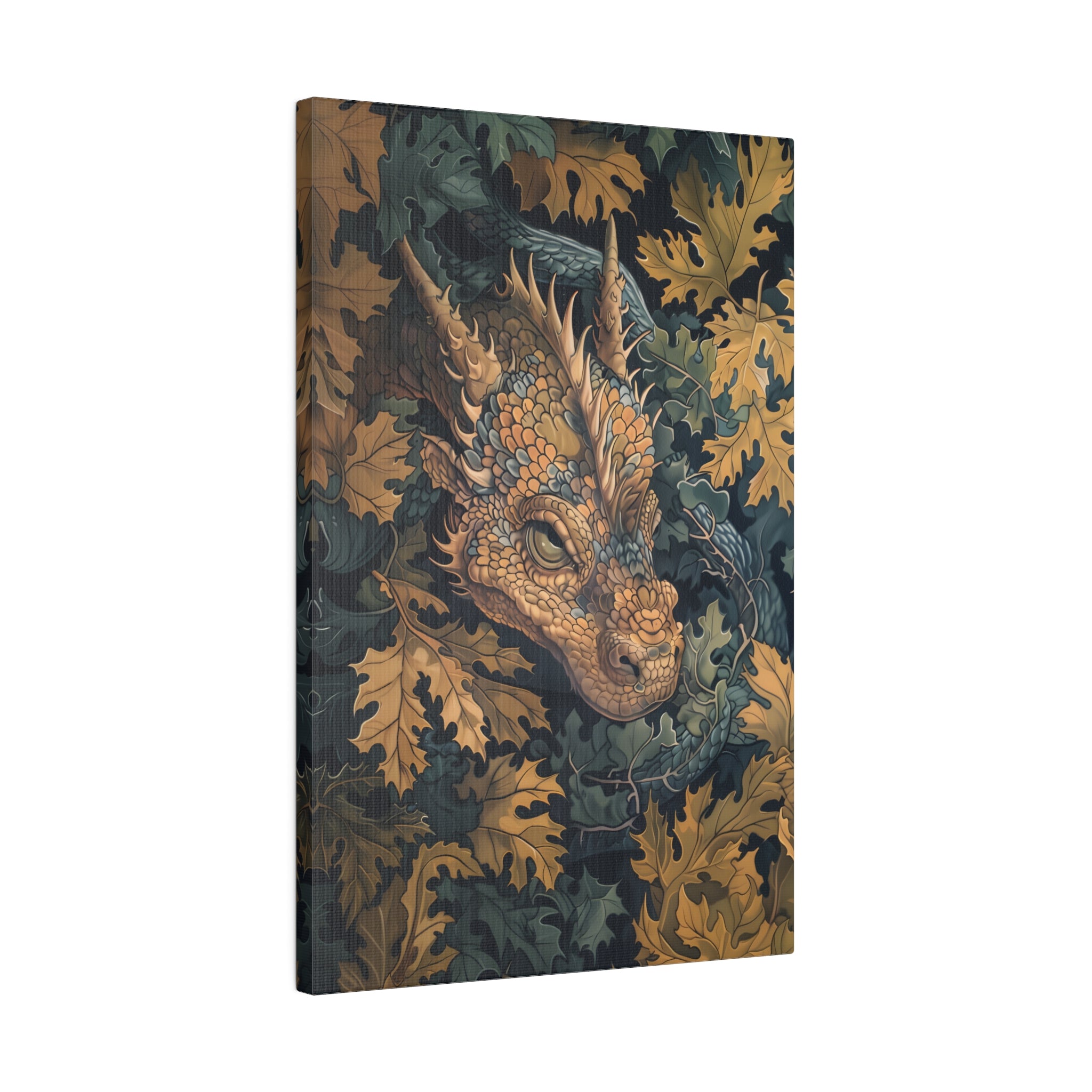.75" Matte Canvas - Enchanted Forest Dragon