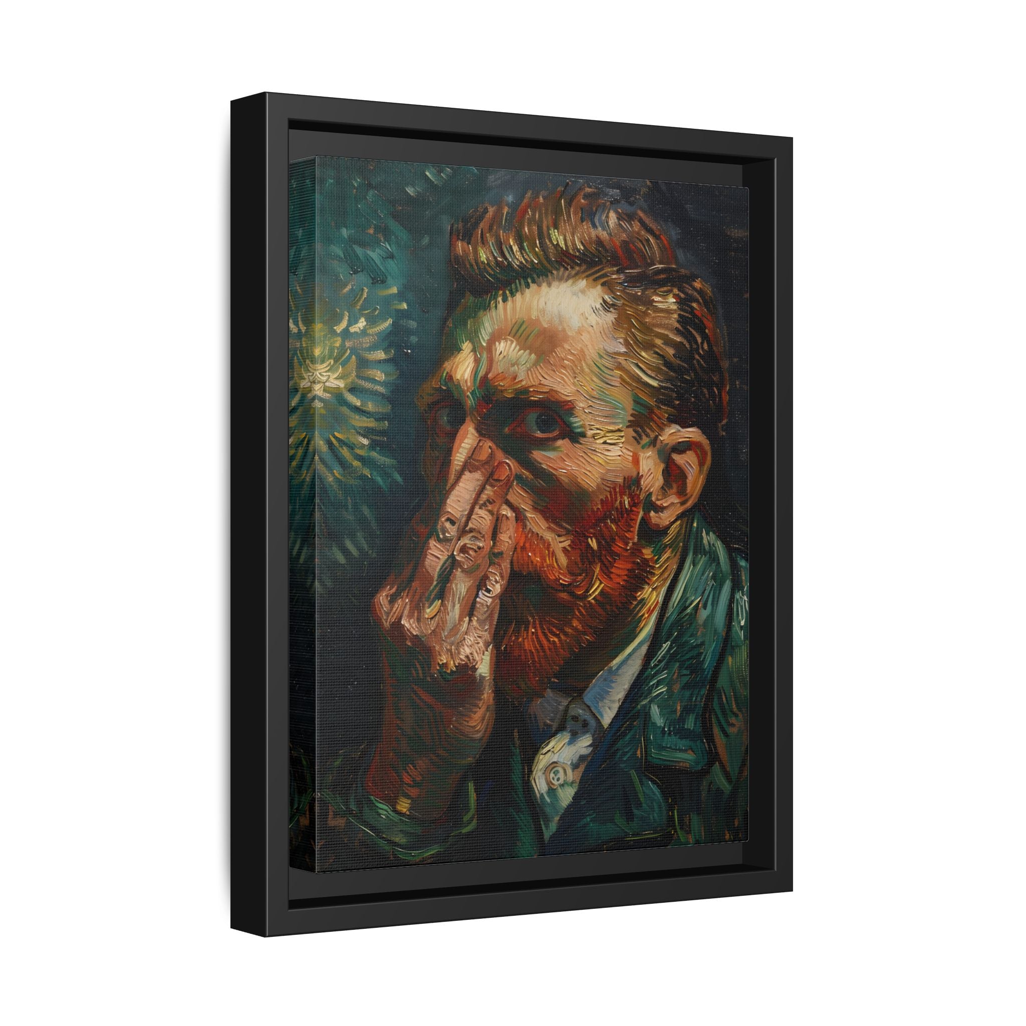 Framed Canvas - Van Gogh Stinky Glare