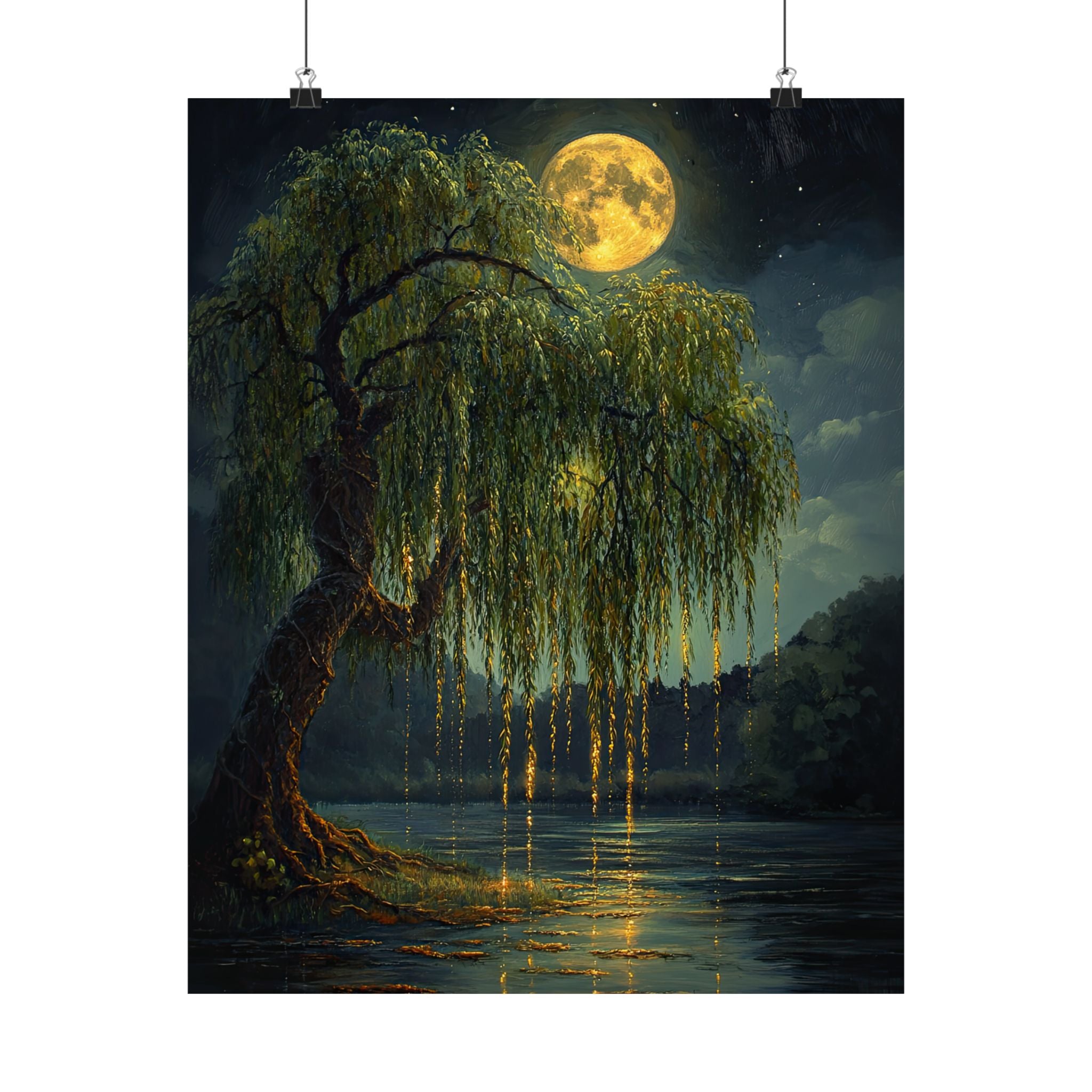 Moonlit Willow Glow