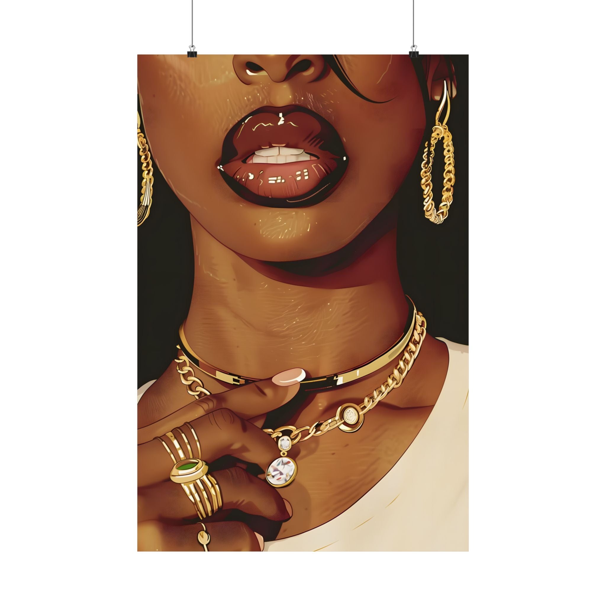 Golden Luxe Confidence Portrait