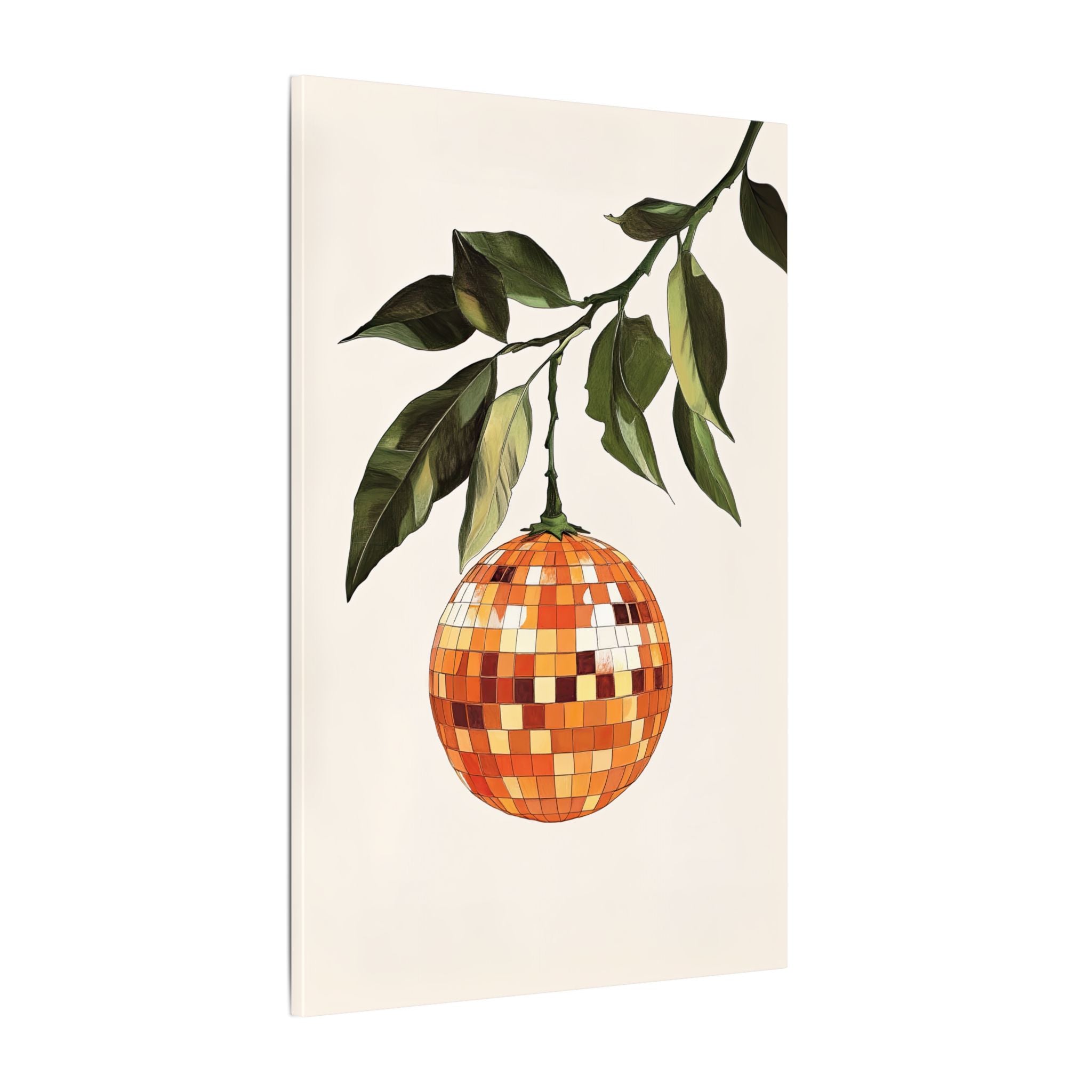 .75" Matte Canvas - Citrus Disco Glow Drop