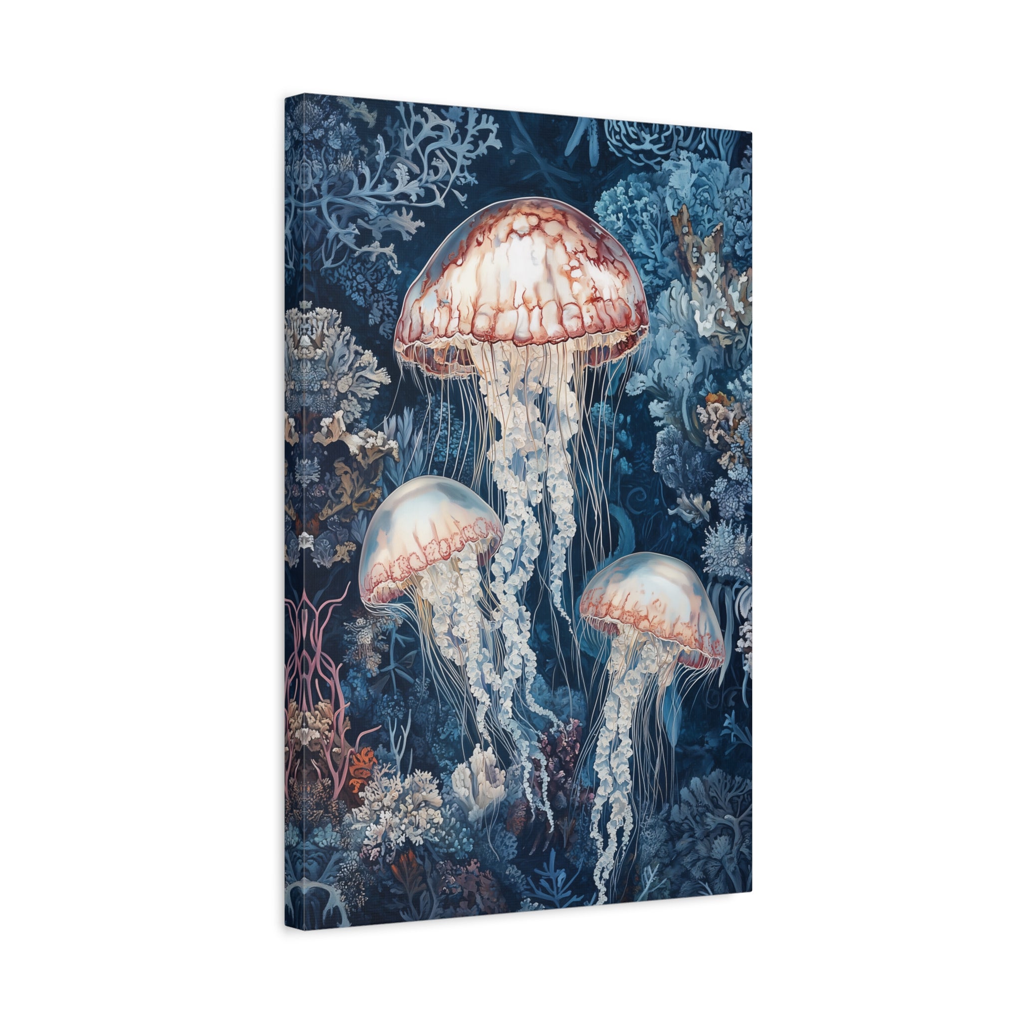 1.25" Matte Canvas - Ethereal Ocean Jellyfish