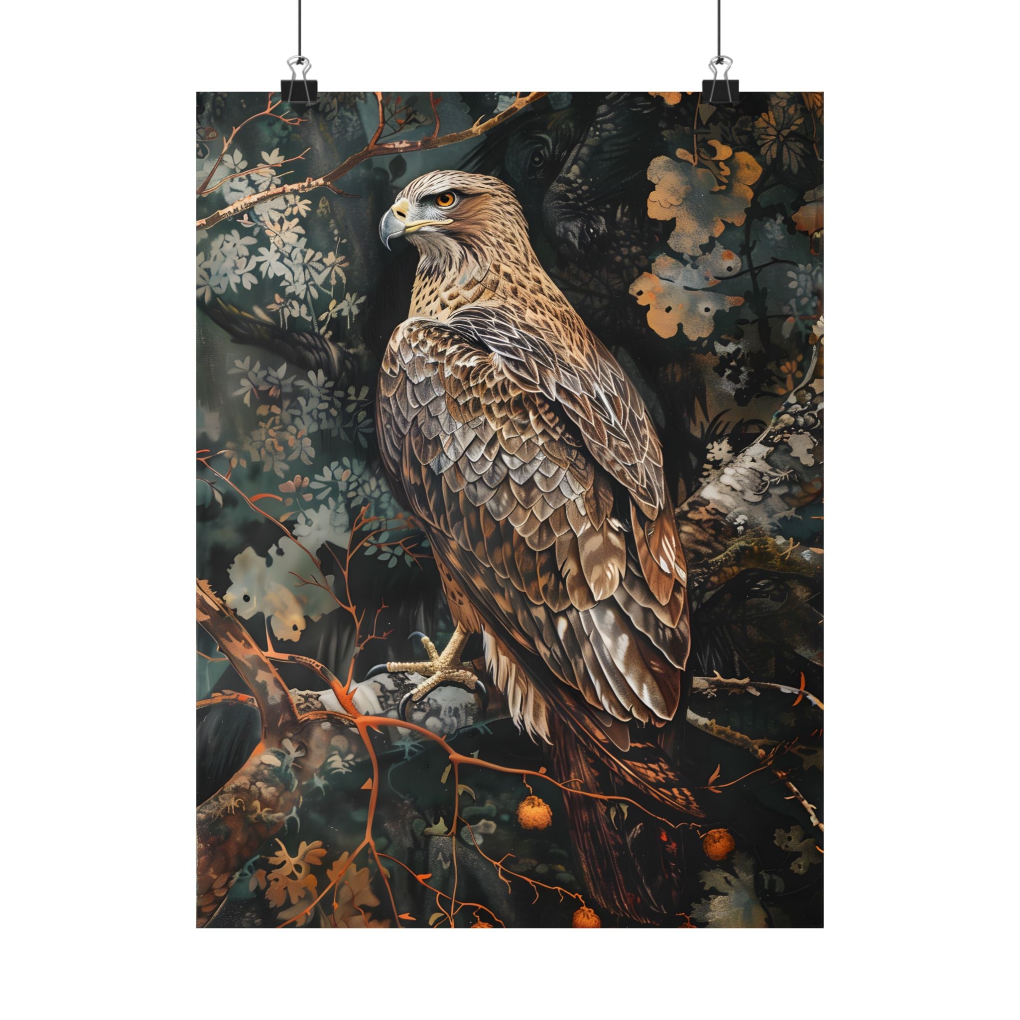 Majestic Hawk in Autumn