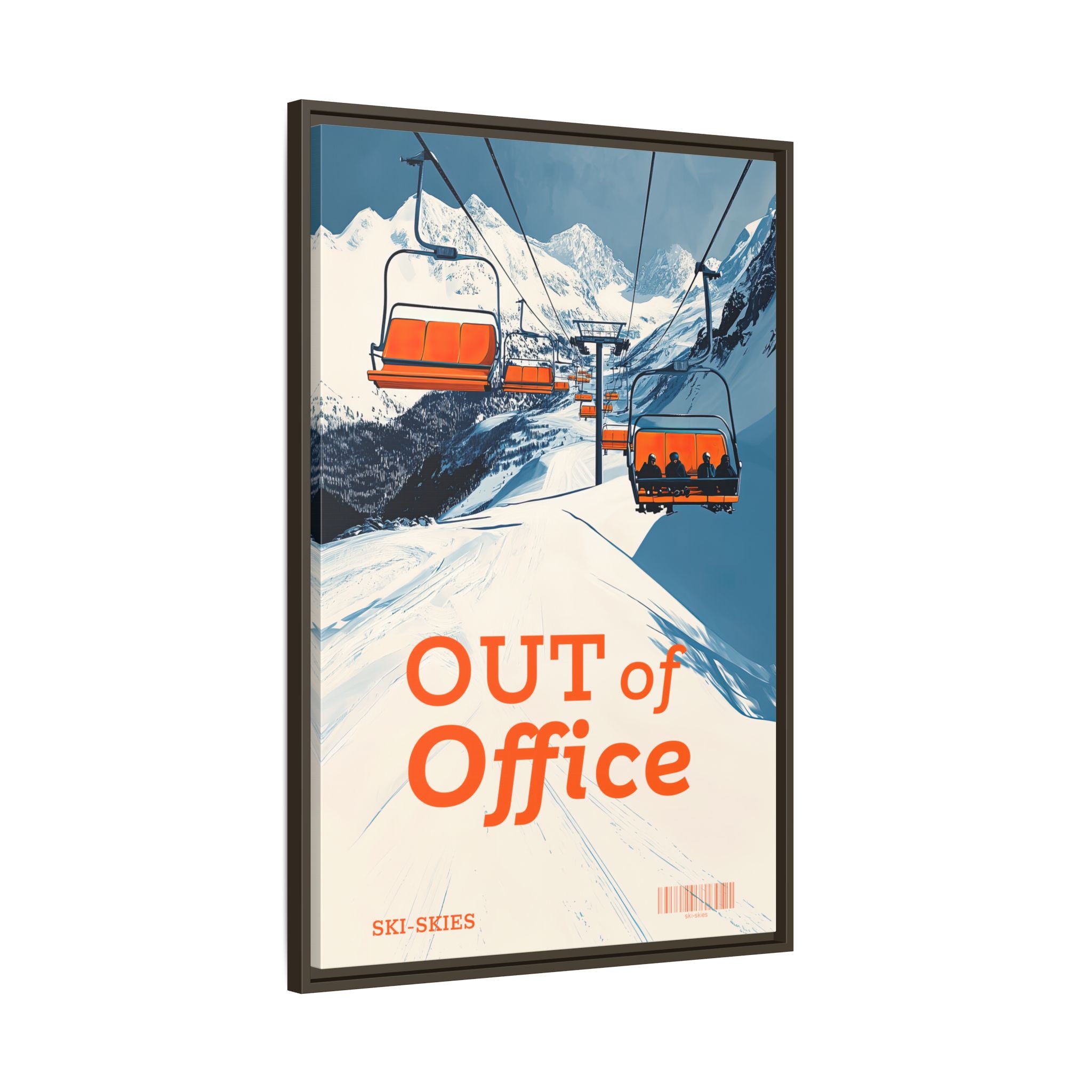 Framed Canvas - Out of Office Skies