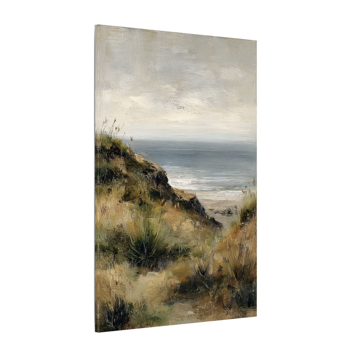 .75" Matte Canvas - Misty Coastal Seascape