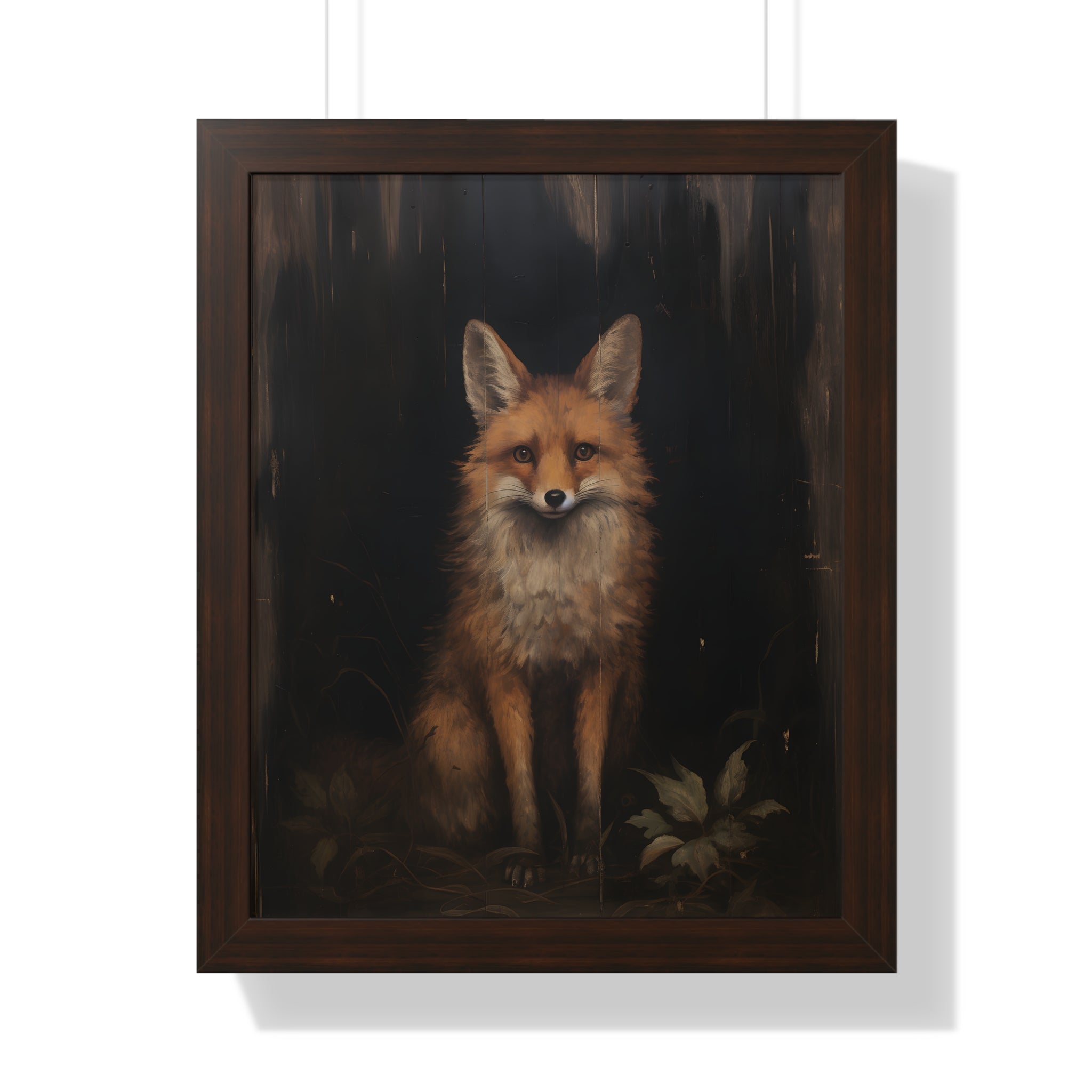 Framed Paper Print - Mystical Fox Gaze