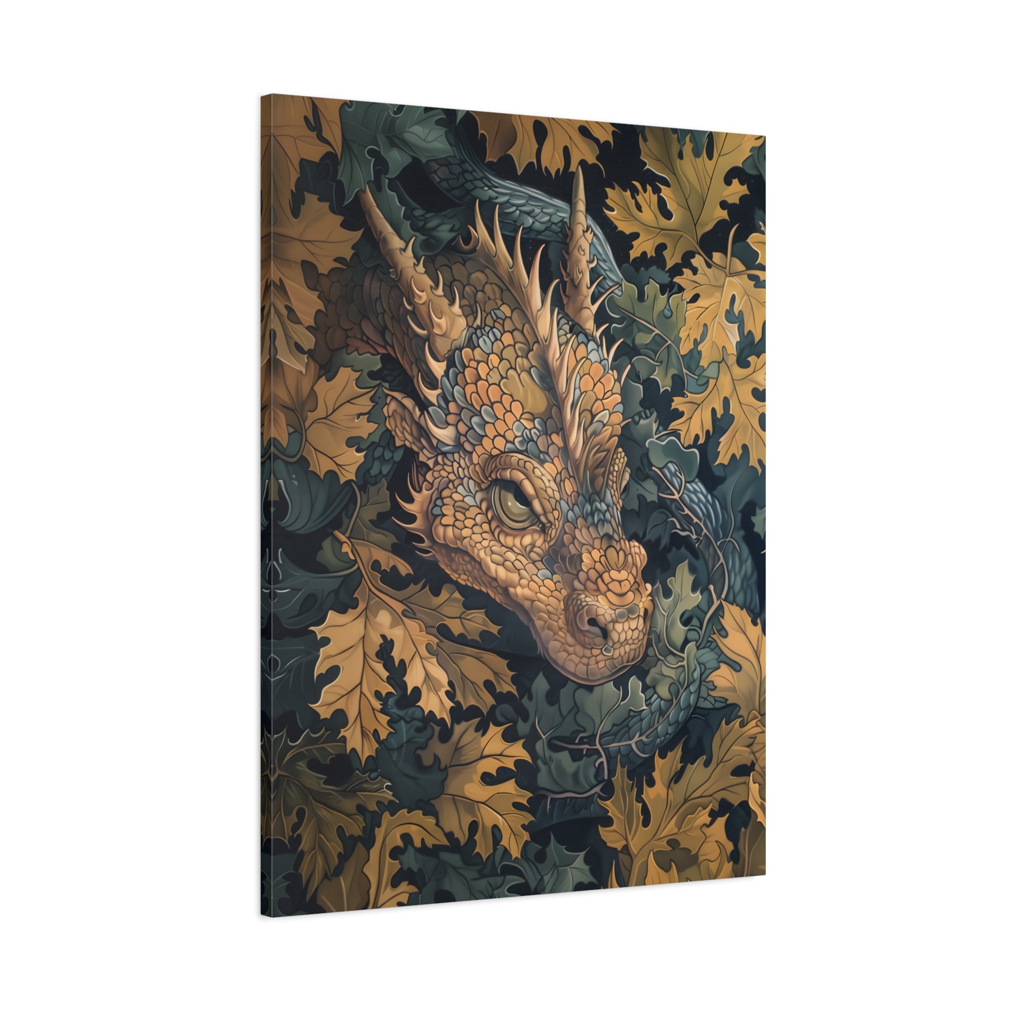 1.25" Matte Canvas - Enchanted Forest Dragon