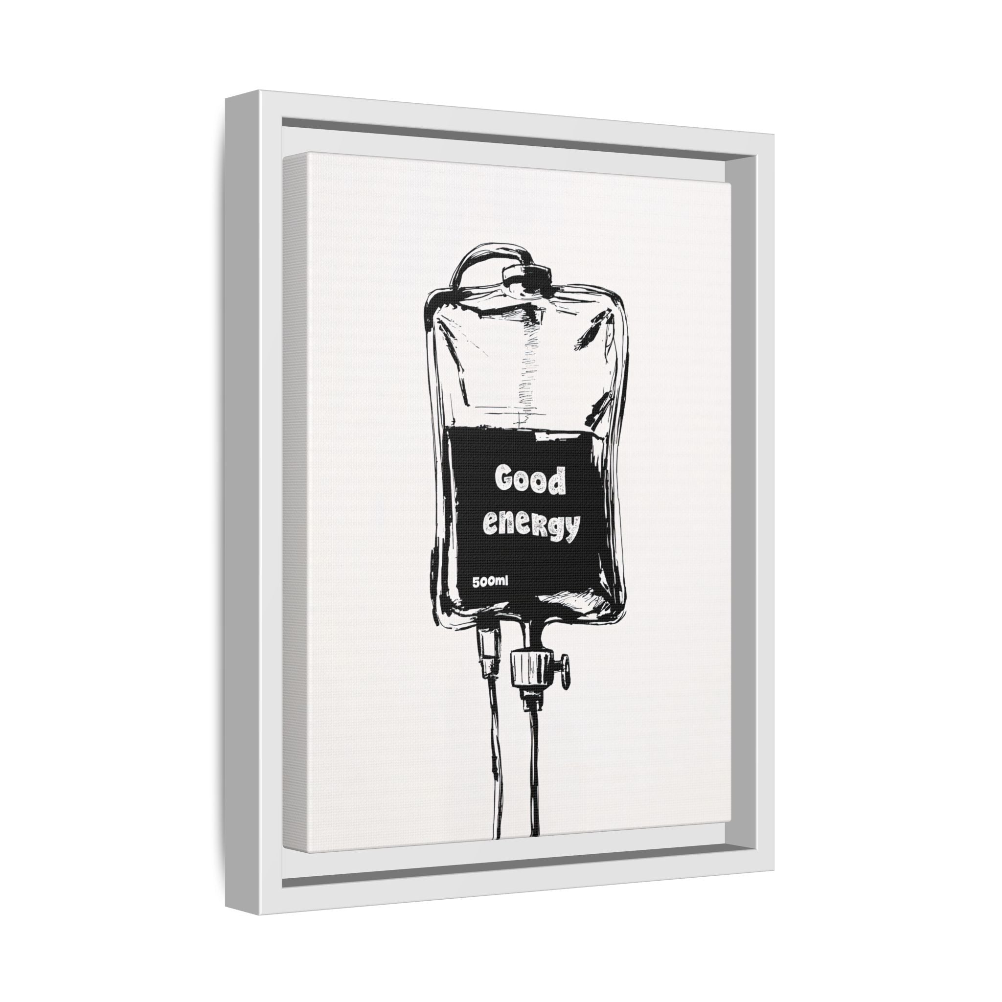 Framed Canvas - Good Energy IV Bag