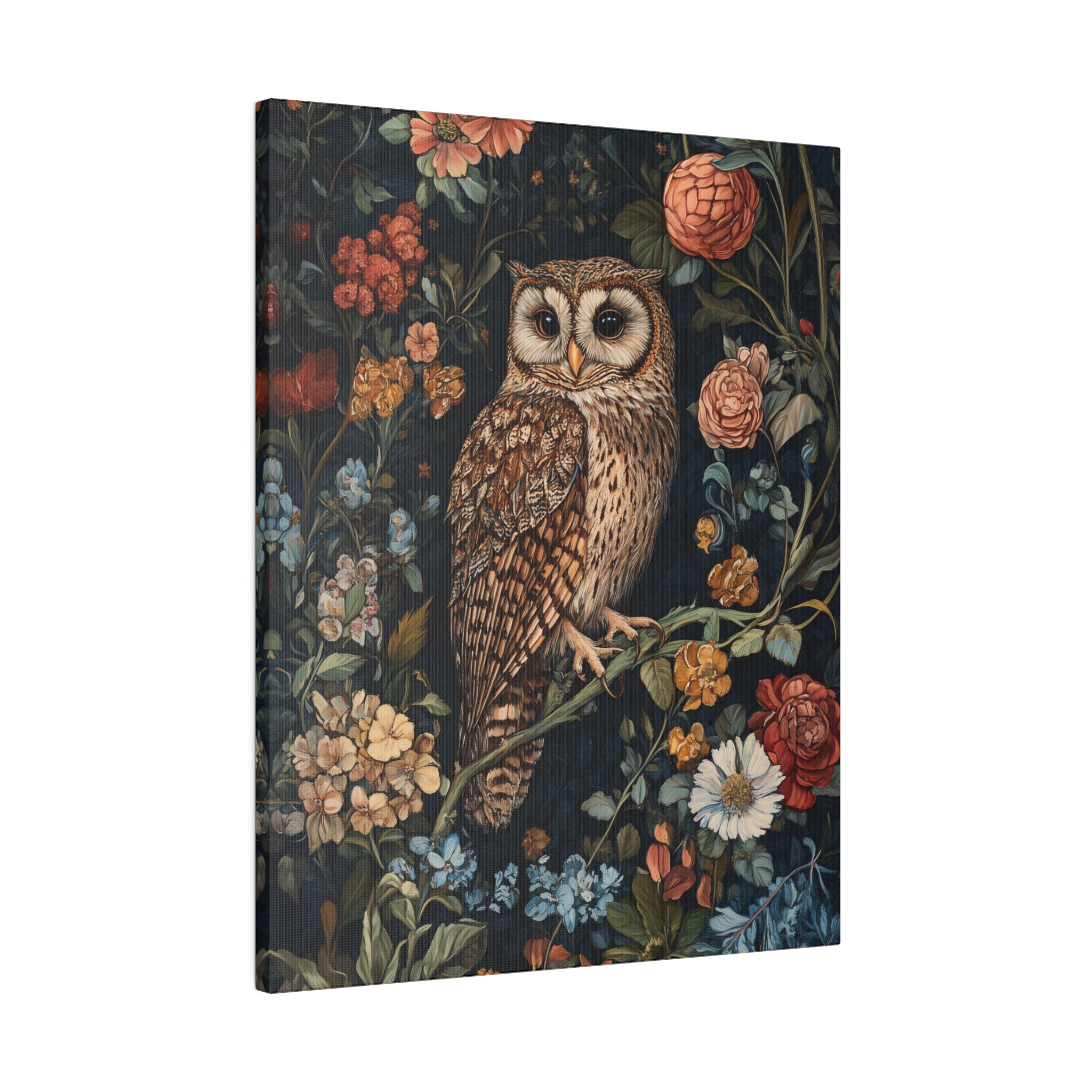 .75" Matte Canvas - Guardian of the Floral Night