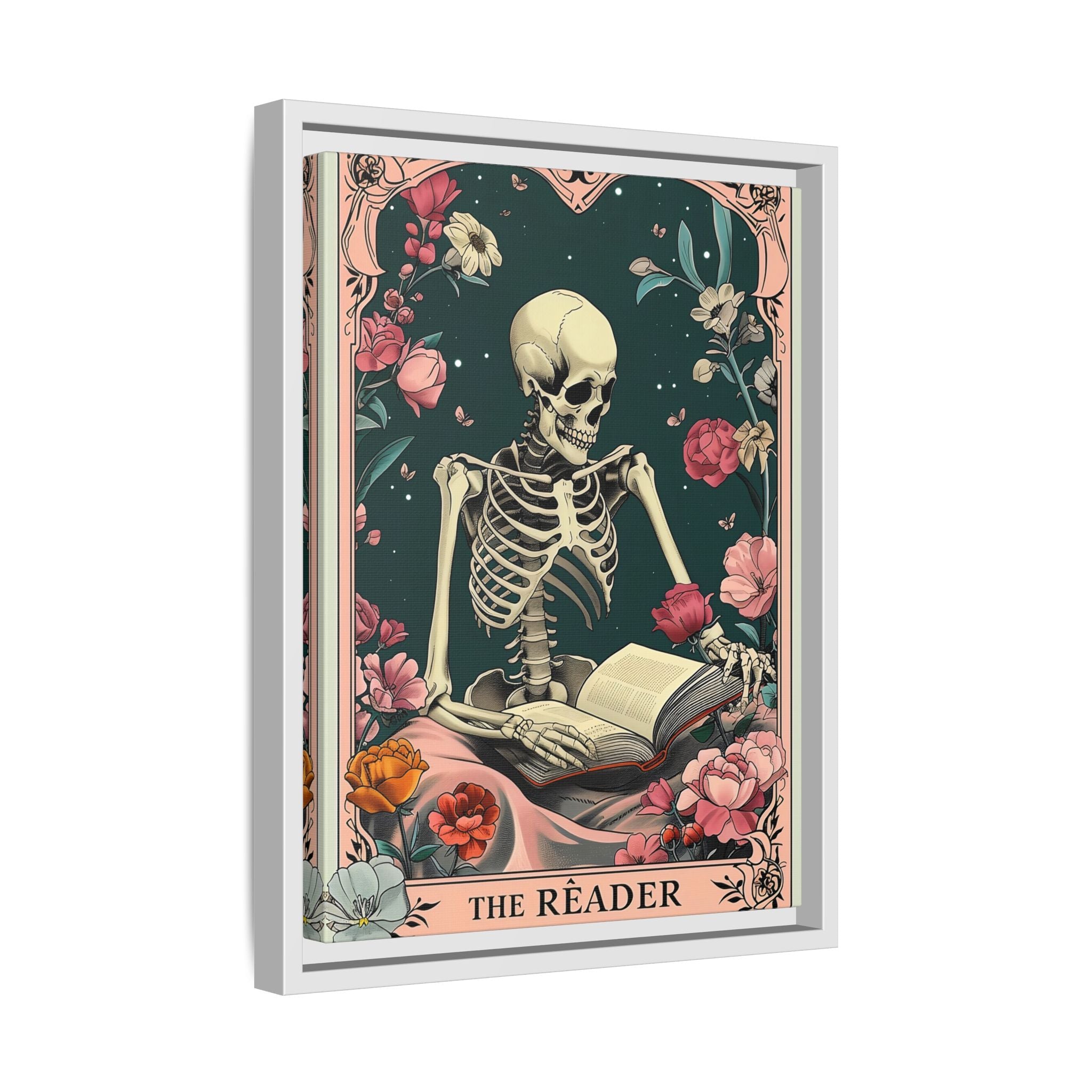 Framed Canvas - The Eternal Reader