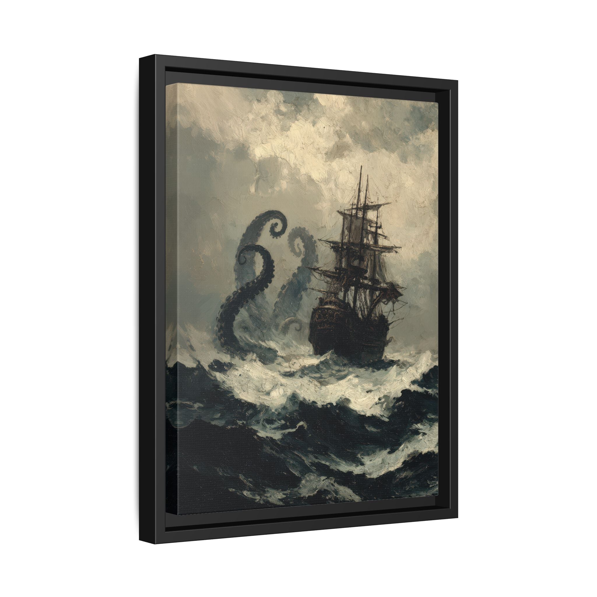 Framed Canvas - Into the Kraken’s Wake