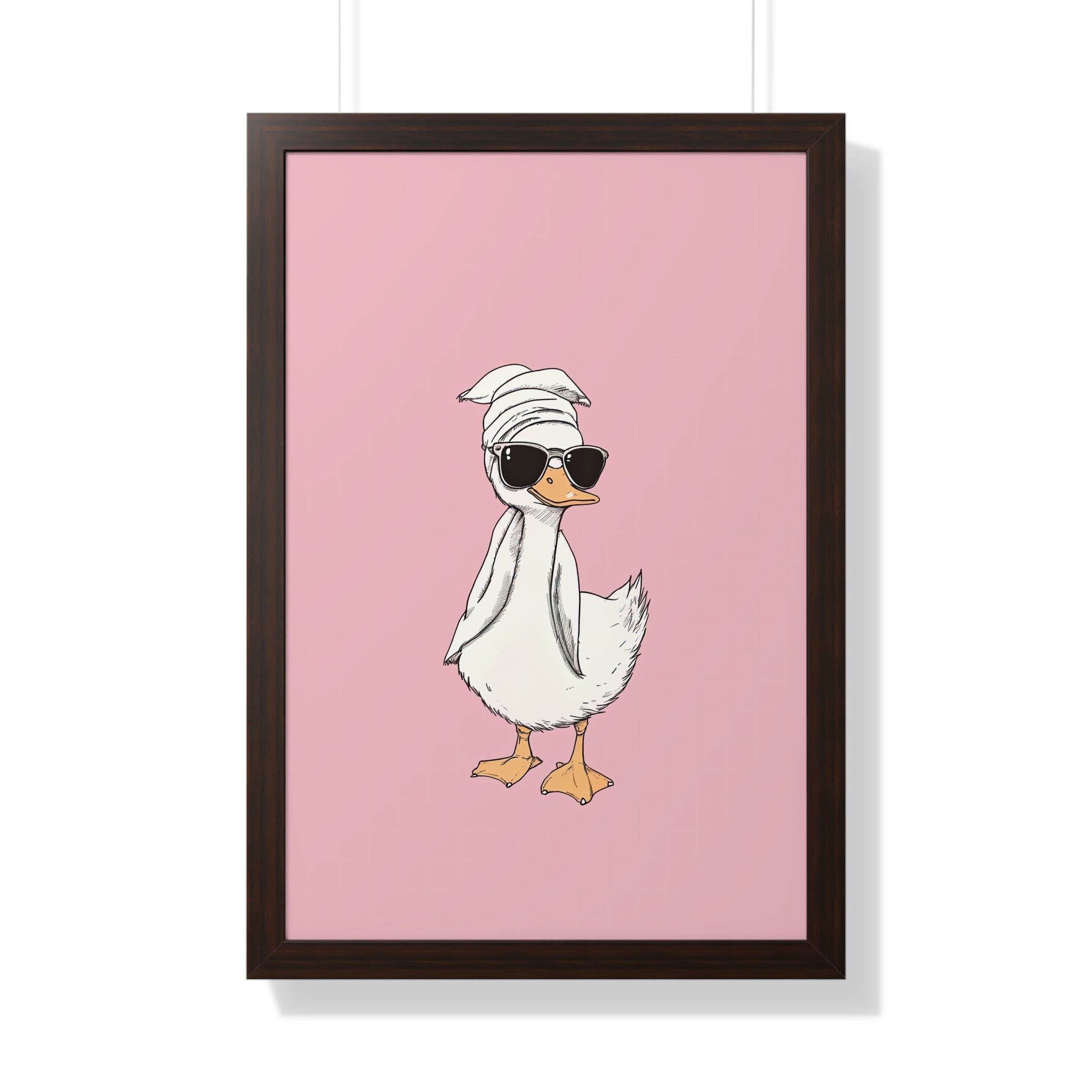 Framed Paper Print - Sassy Duck Retreat