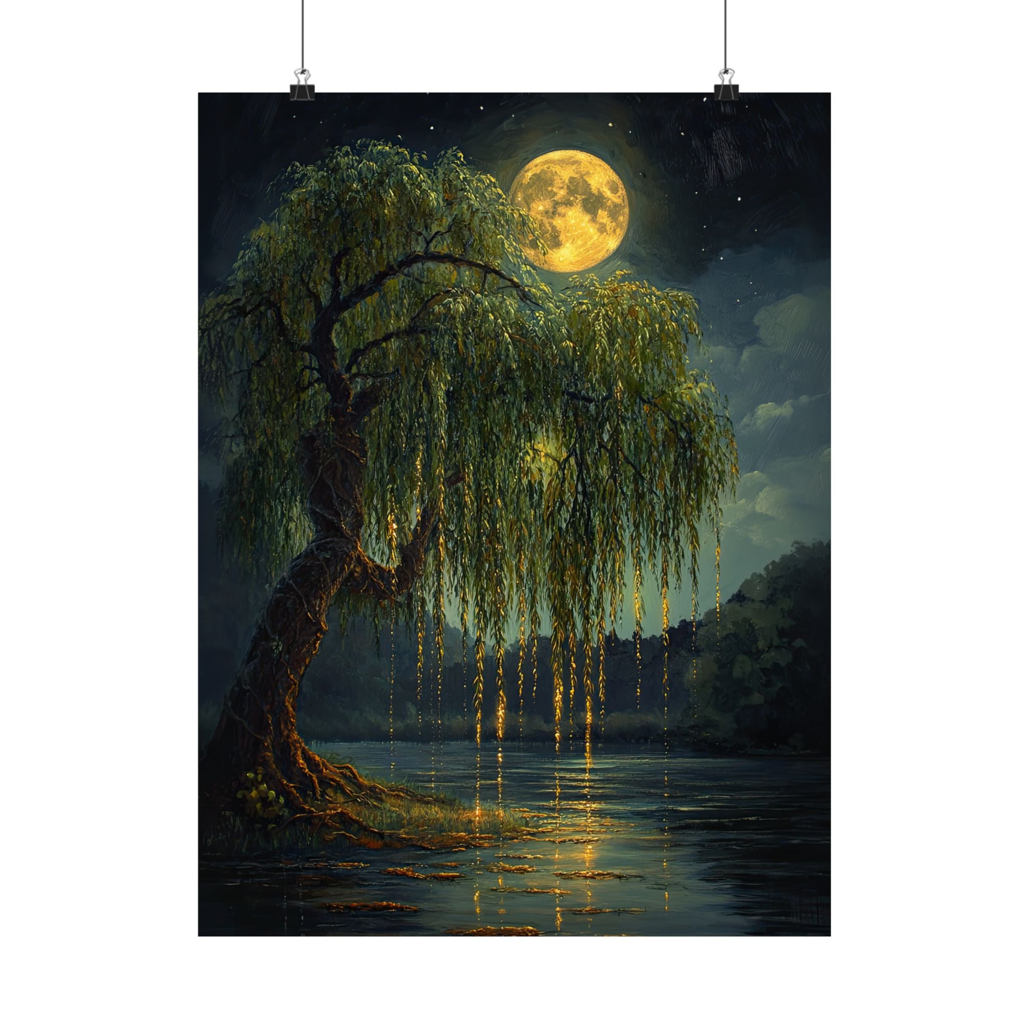 Moonlit Willow Glow