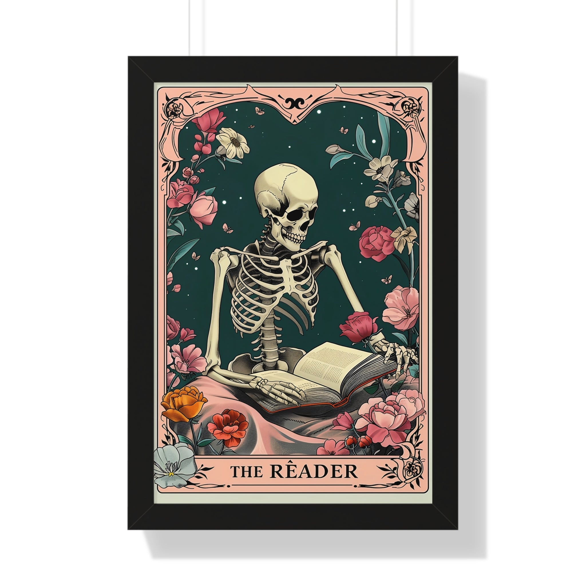 Framed Paper Print - The Eternal Reader