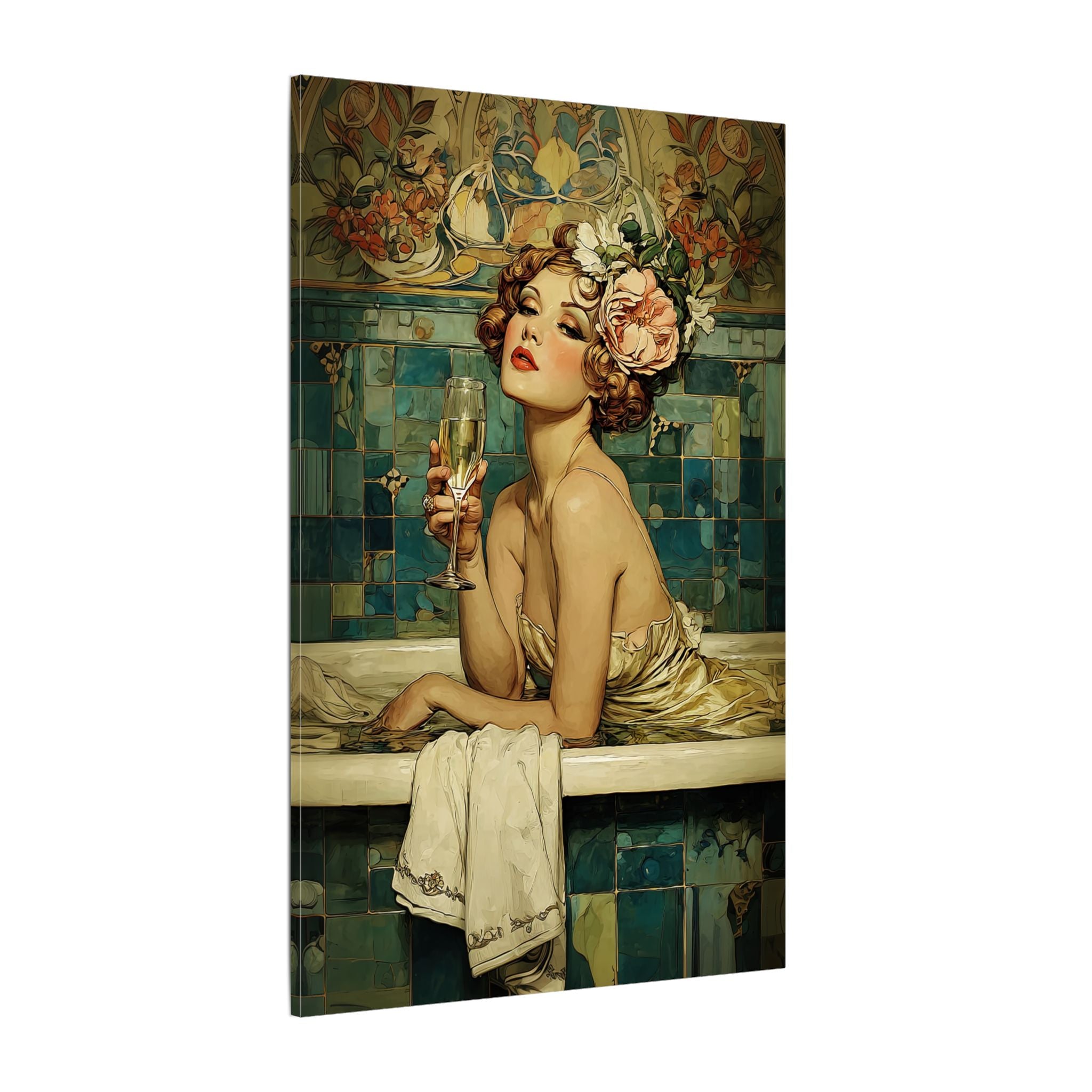 .75" Matte Canvas - Champagne Bathtub Coquette
