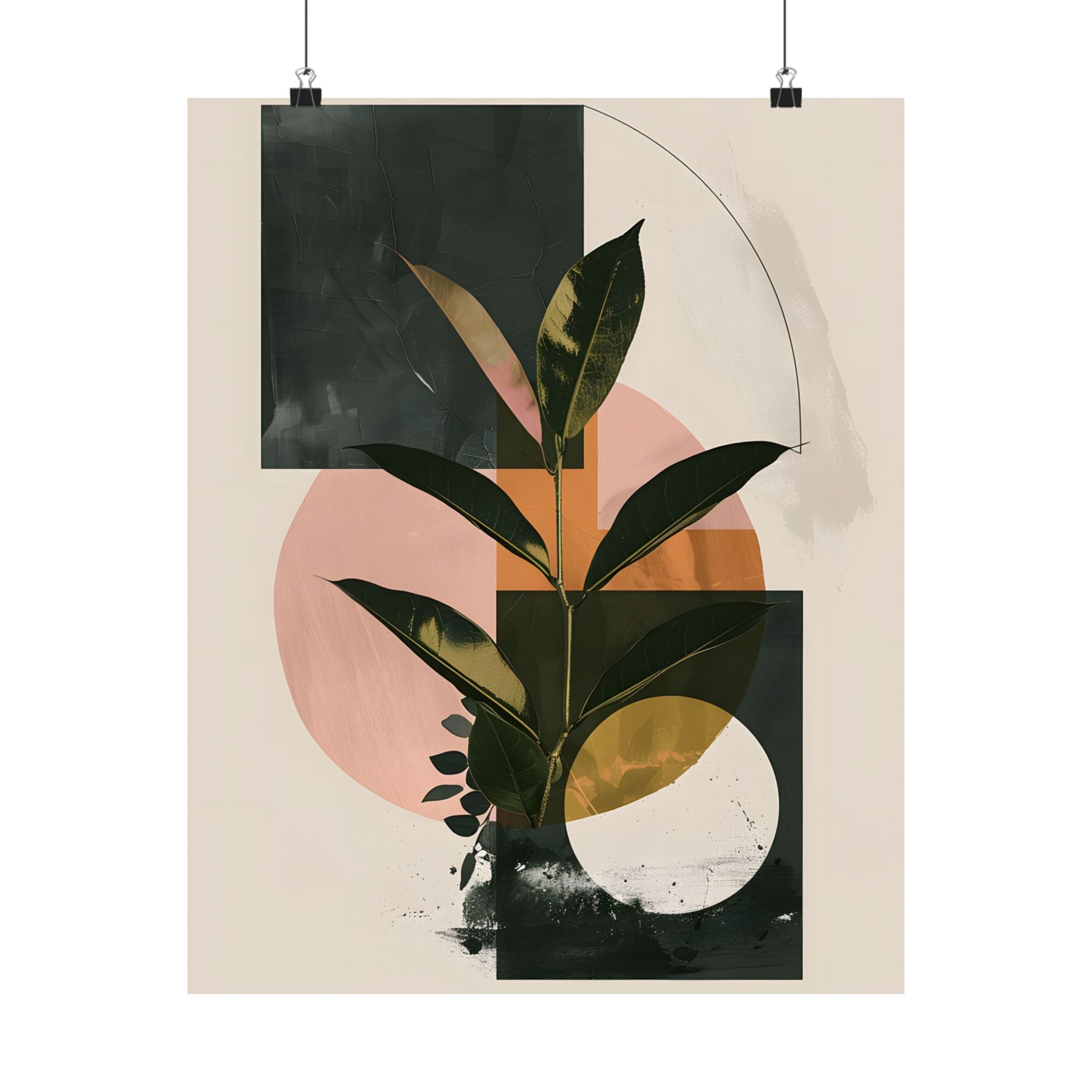 Blush Geometry Leafscape