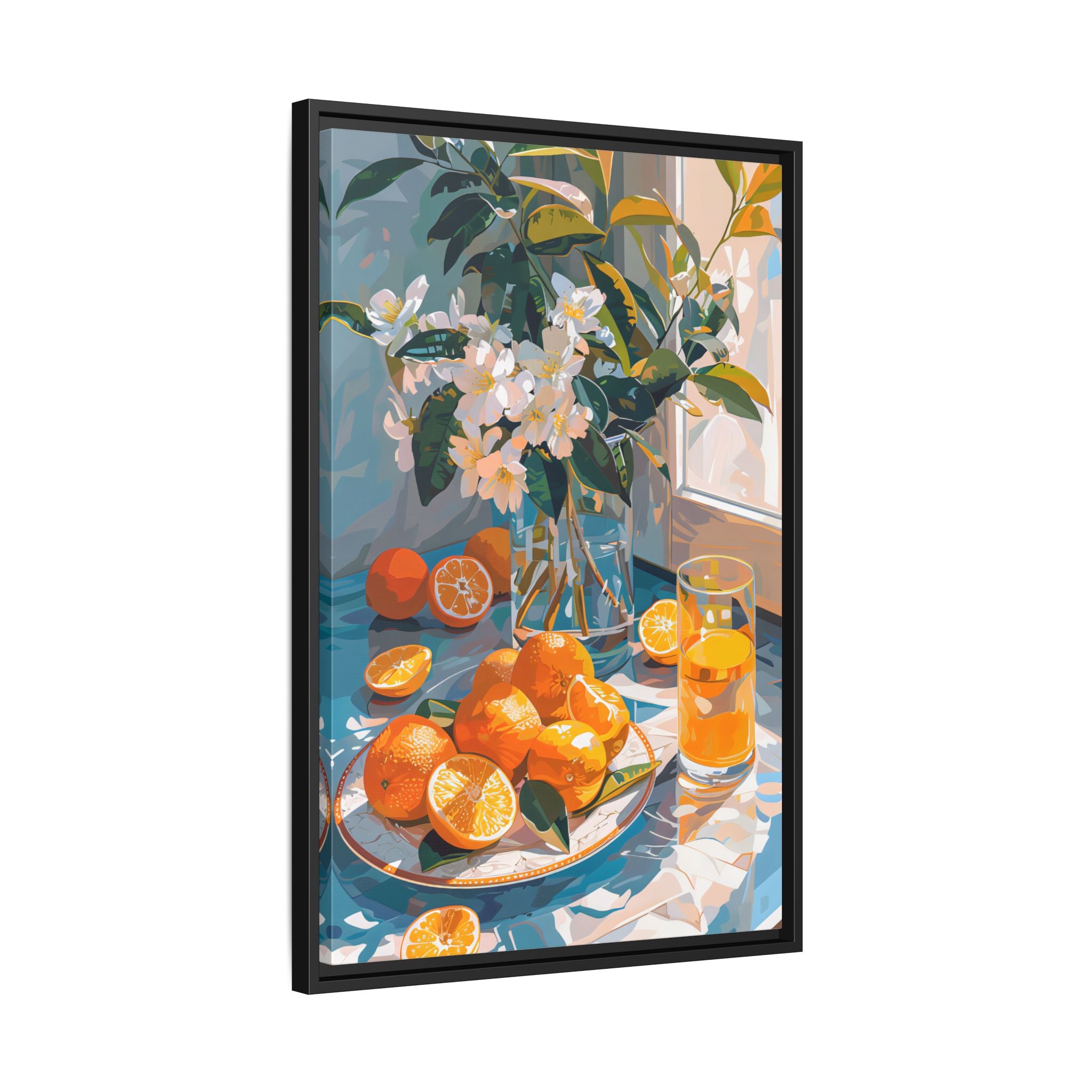 Framed Canvas - Citrus Blossom Morning