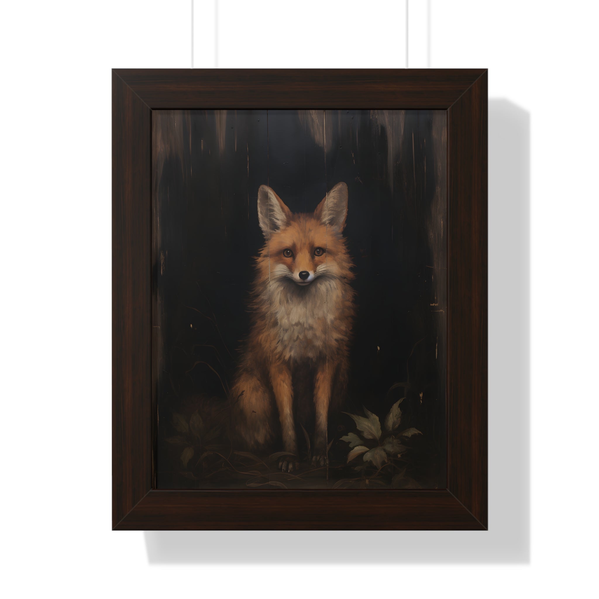 Framed Paper Print - Mystical Fox Gaze