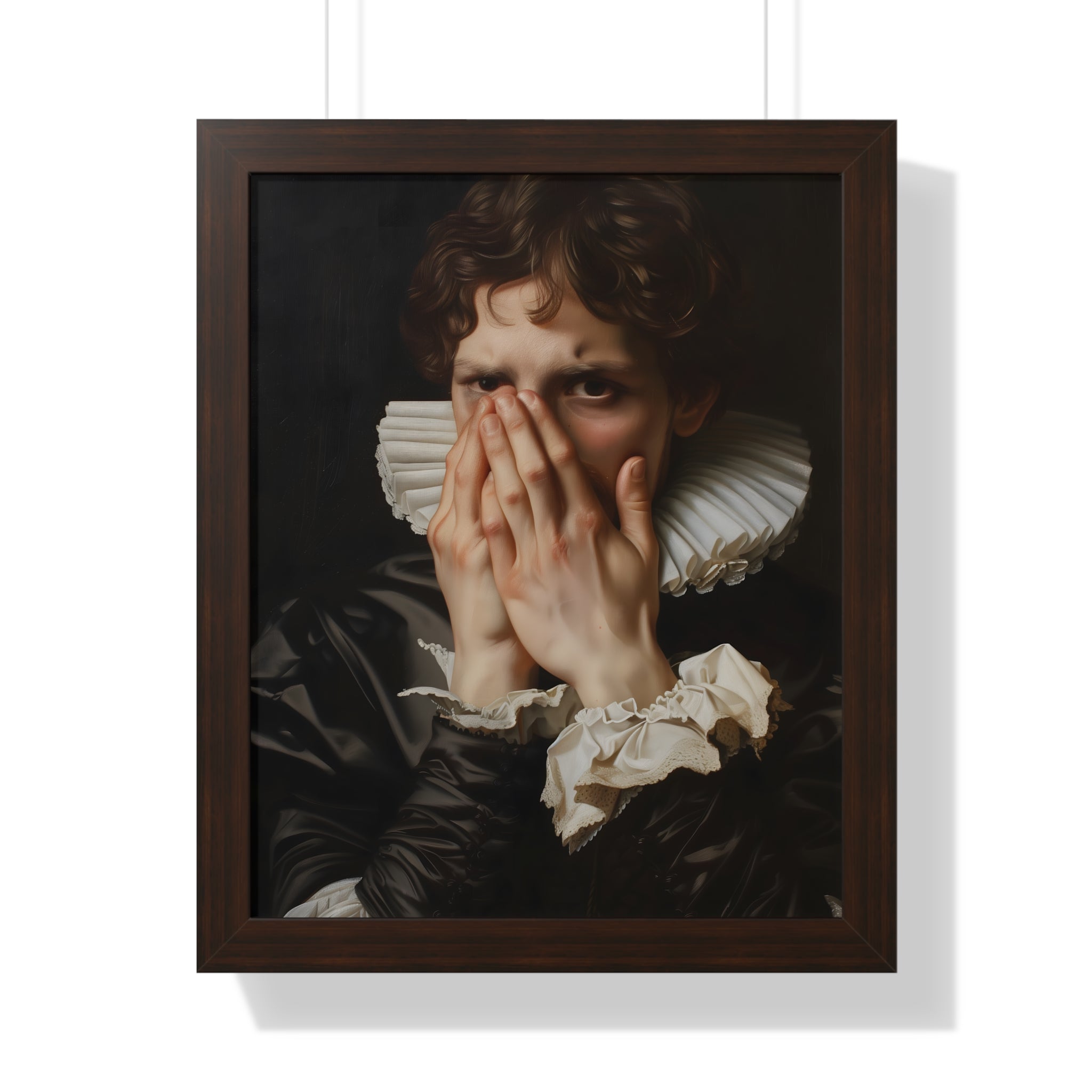 Framed Paper Print - The Foul Flush Reaction