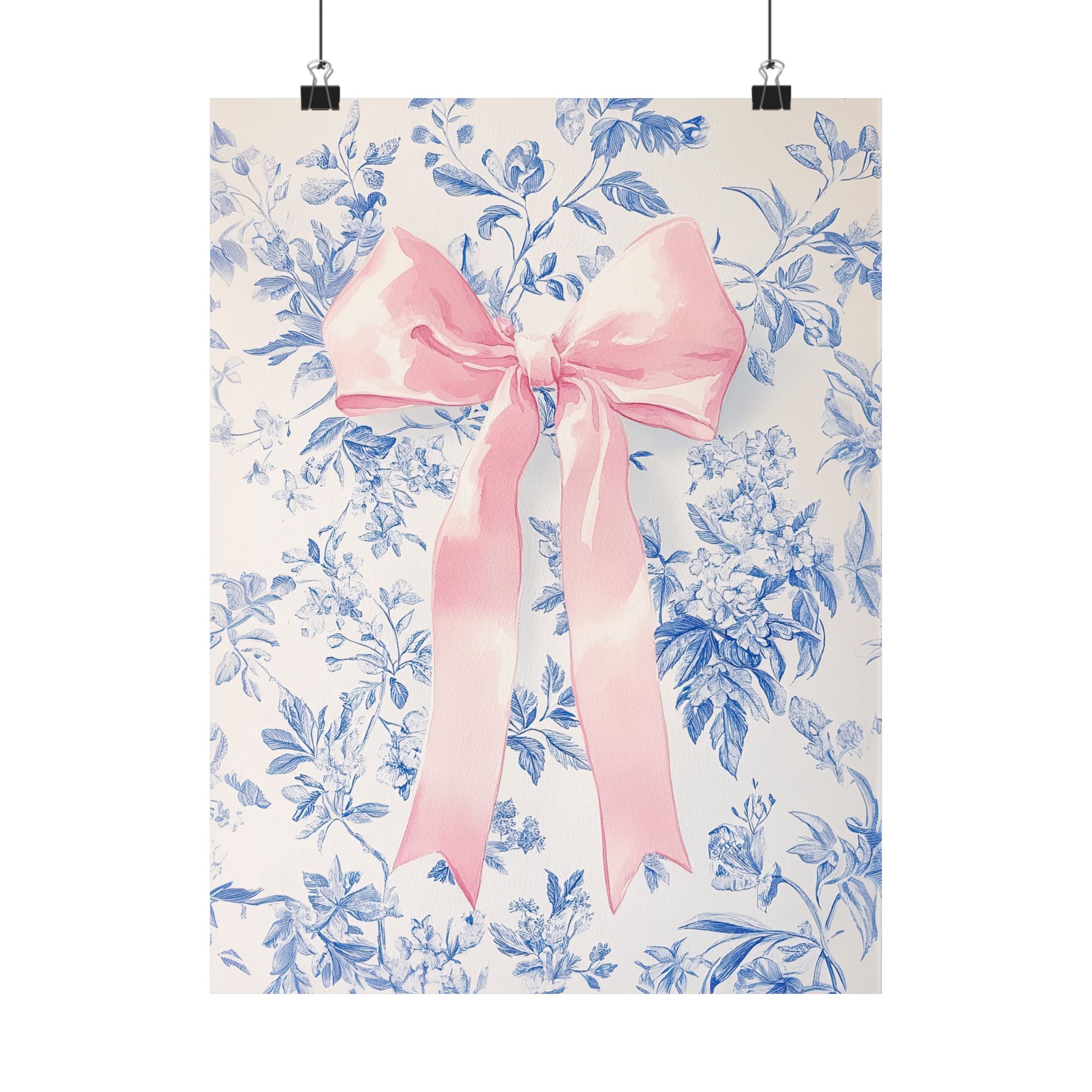 Pink Bow Floralscape