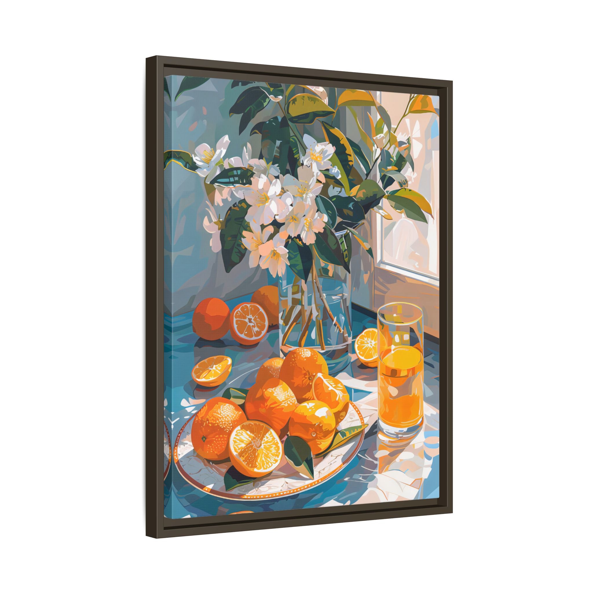 Framed Canvas - Citrus Blossom Morning