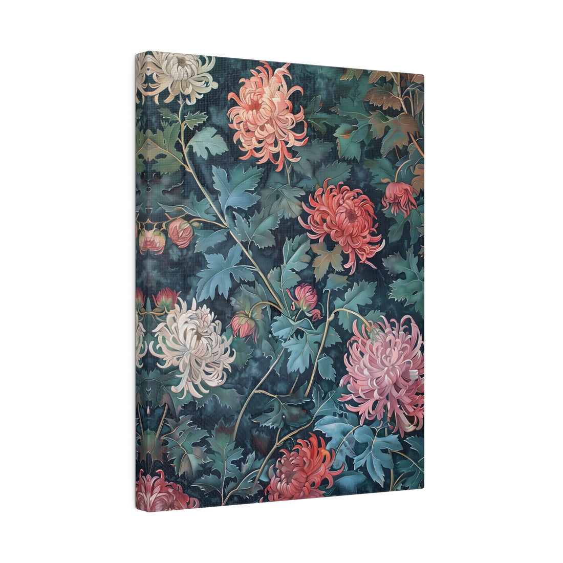 .75" Matte Canvas - Cottagecore Chrysanthemum Dreams