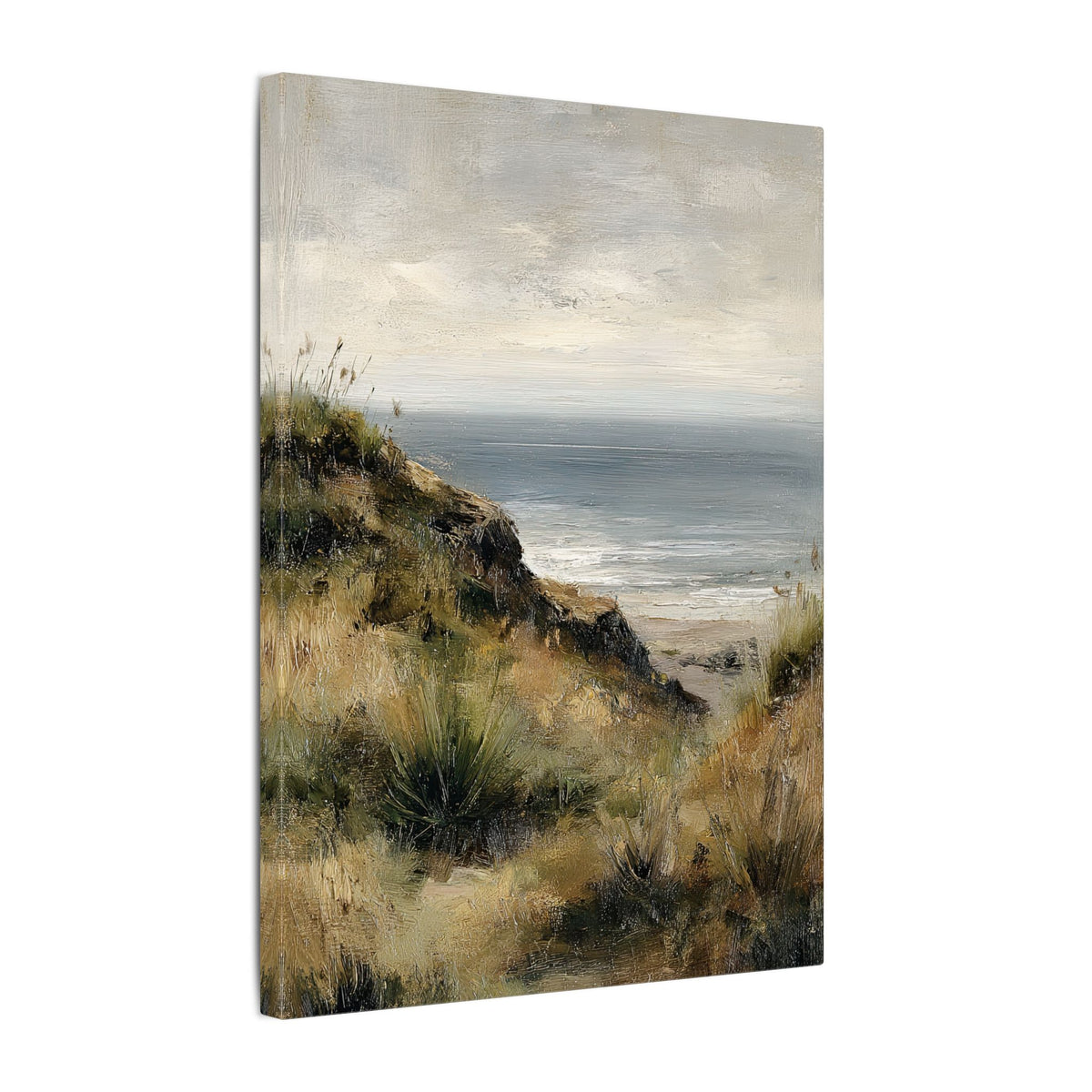 .75" Matte Canvas - Misty Coastal Seascape