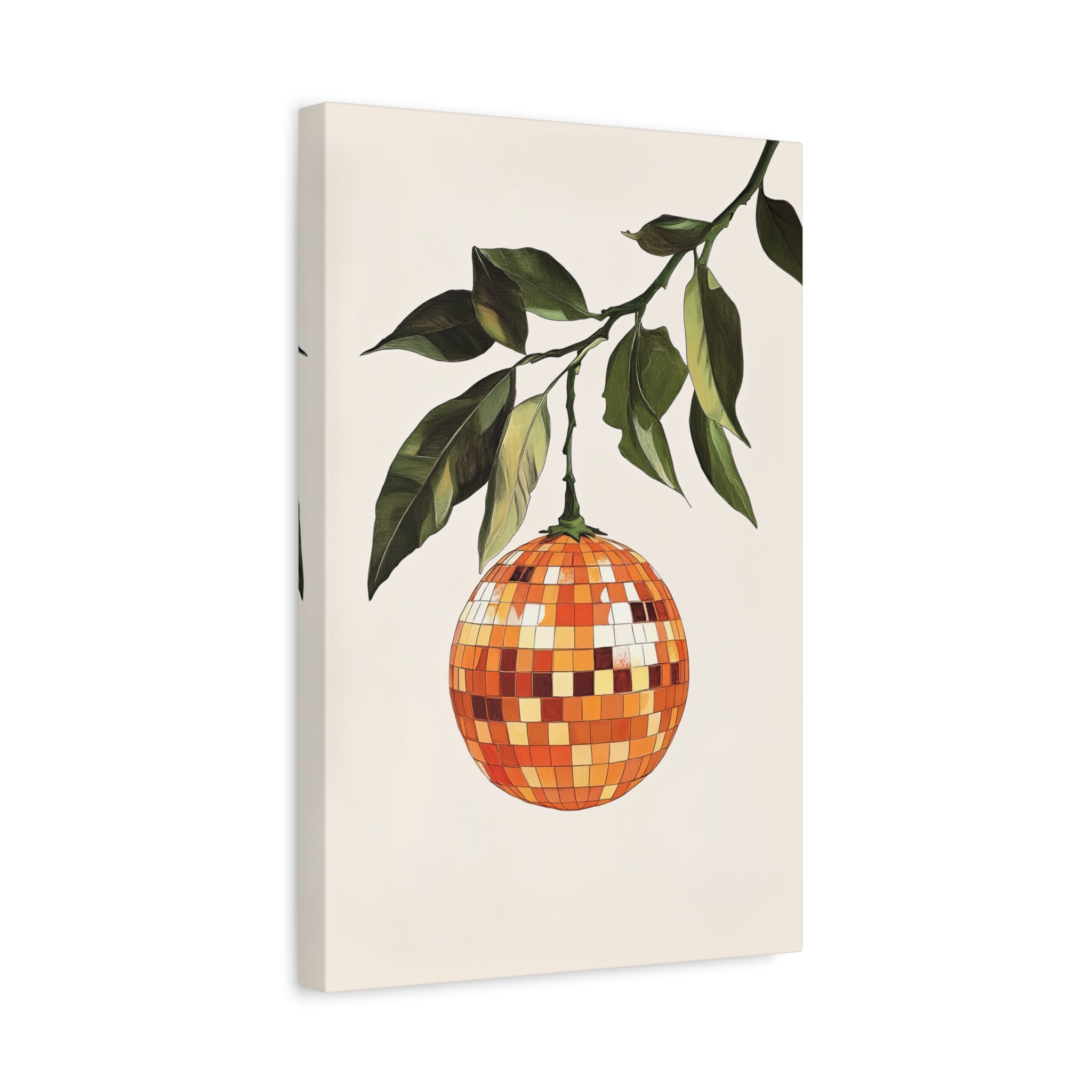 1.25" Matte Canvas - Citrus Disco Glow Drop