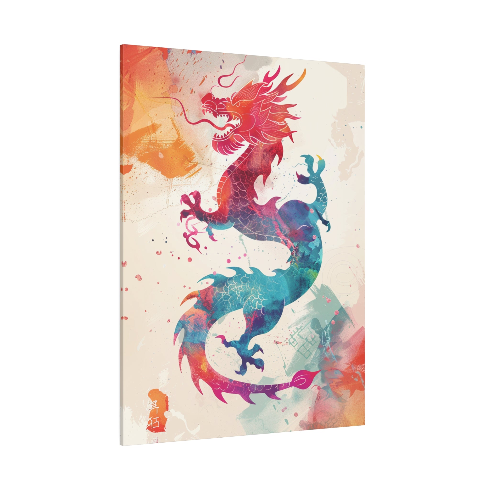 .75" Matte Canvas - Dragon&