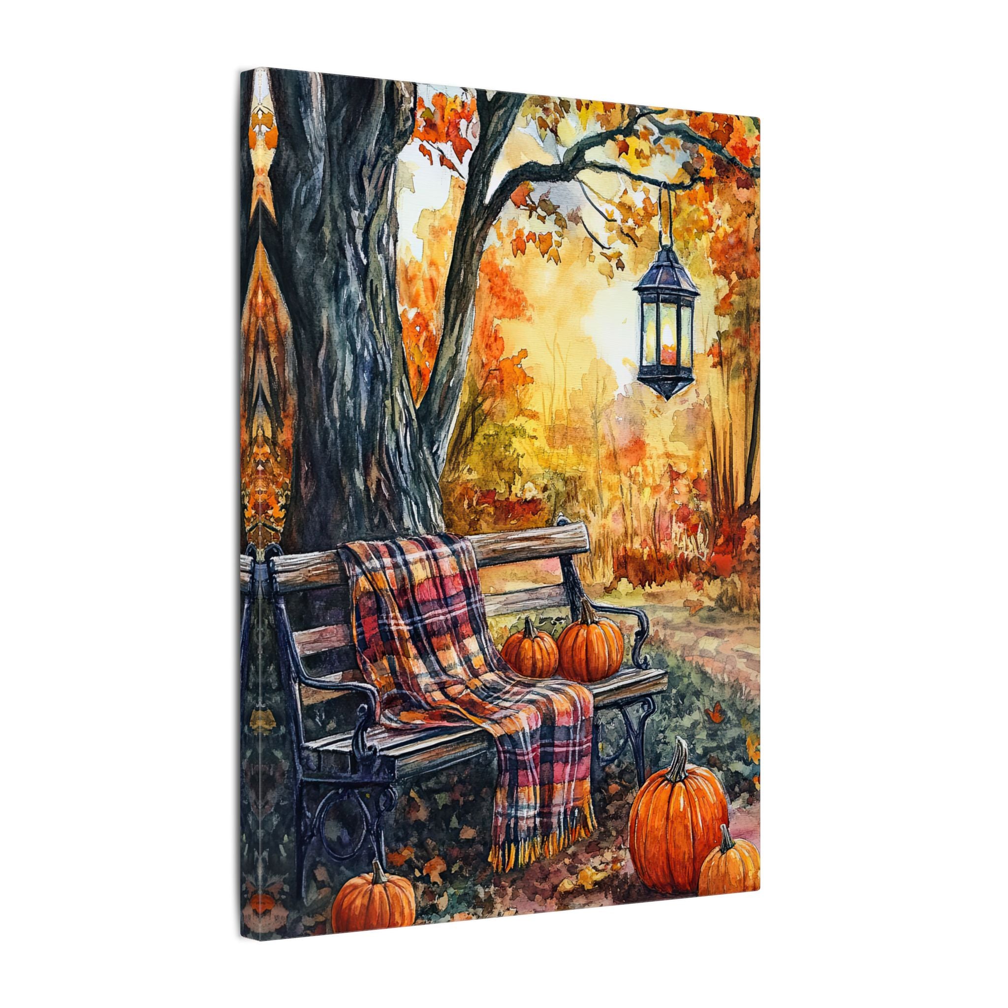 .75" Matte Canvas - Golden Pause in Fall