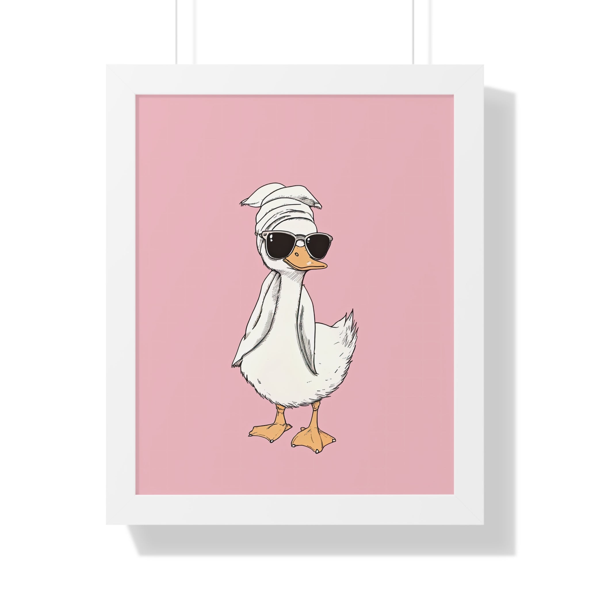 Framed Paper Print - Sassy Duck Retreat