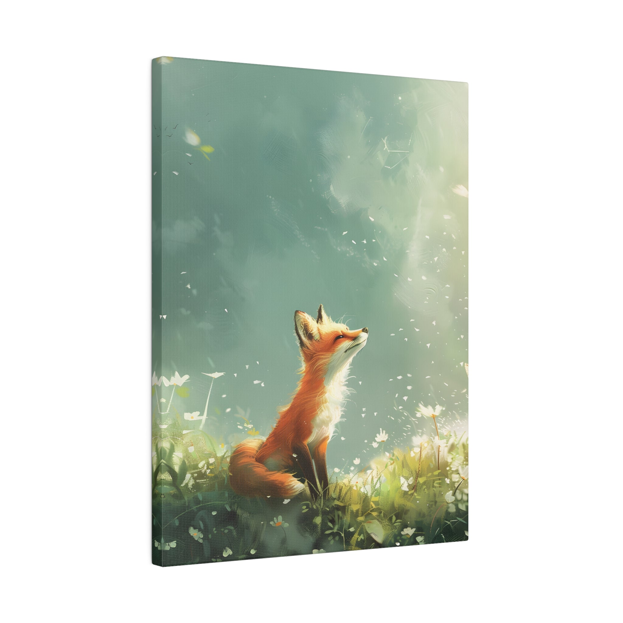 .75" Matte Canvas - Dandelion Fox Wonder