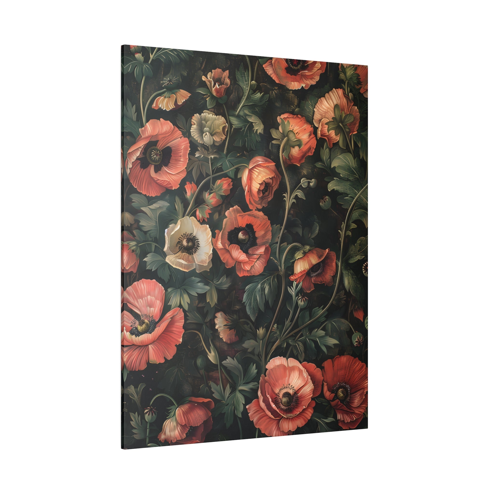 .75" Matte Canvas - Enchanted Poppy Reverie