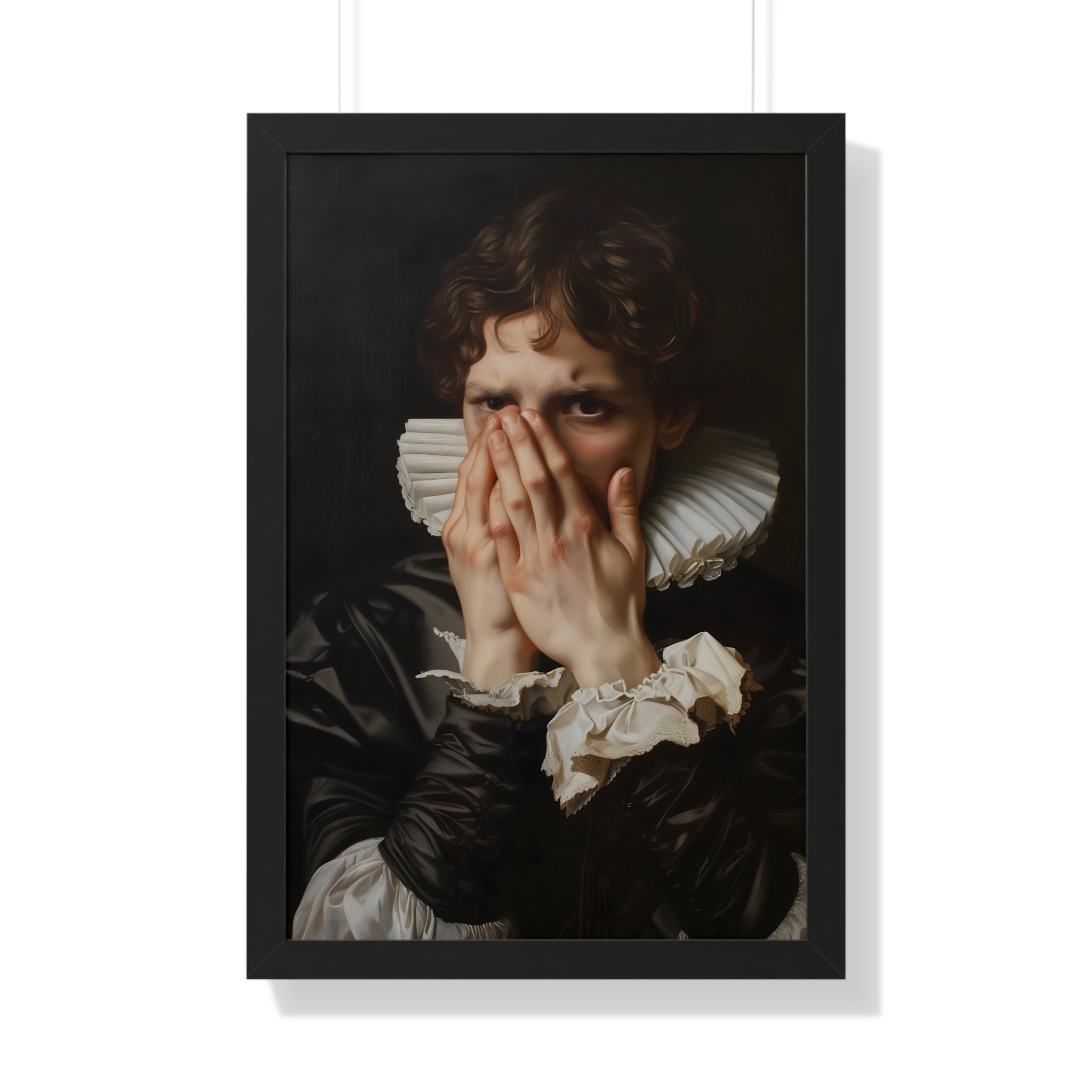 Framed Paper Print - The Foul Flush Reaction