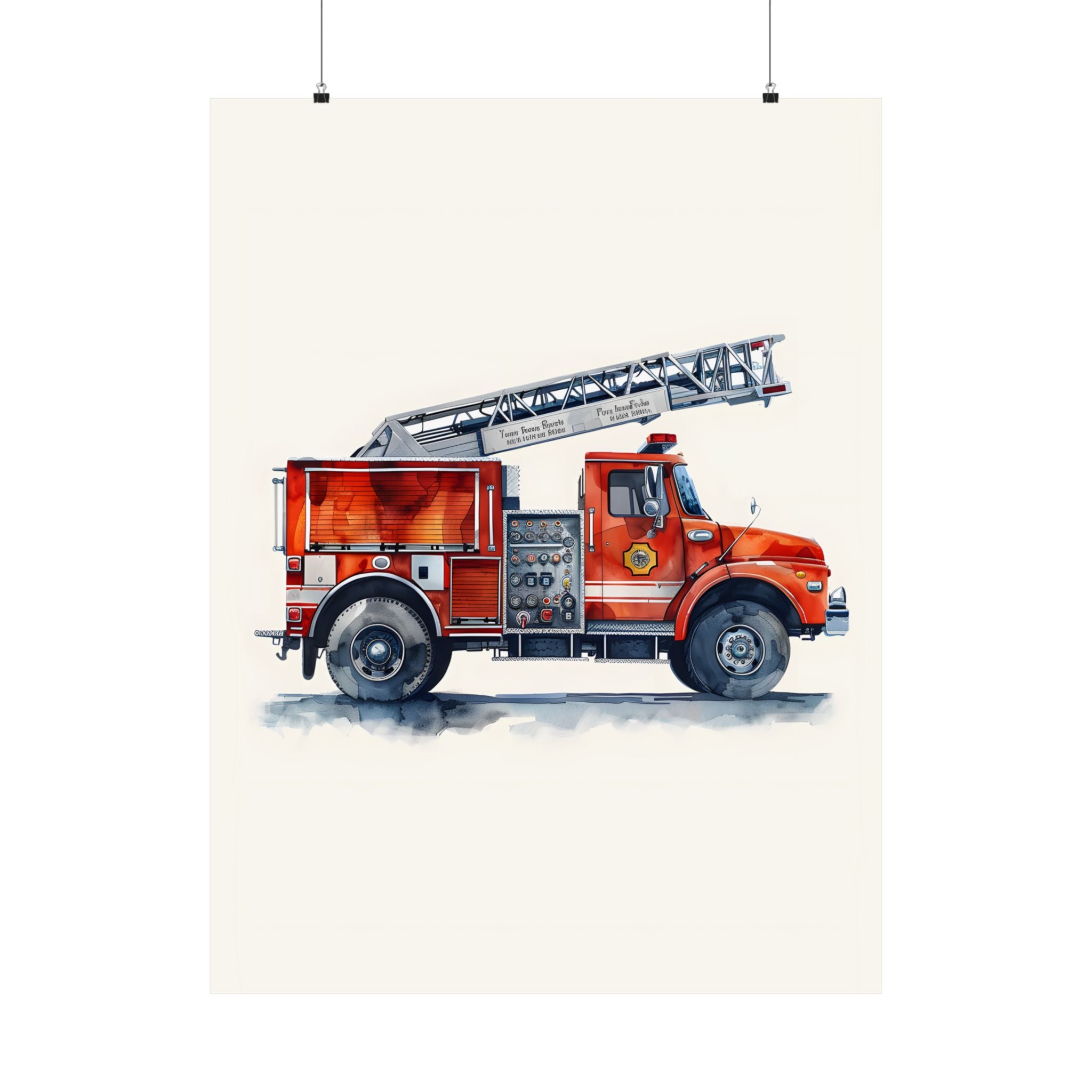 Ladder Firetruck Nursery