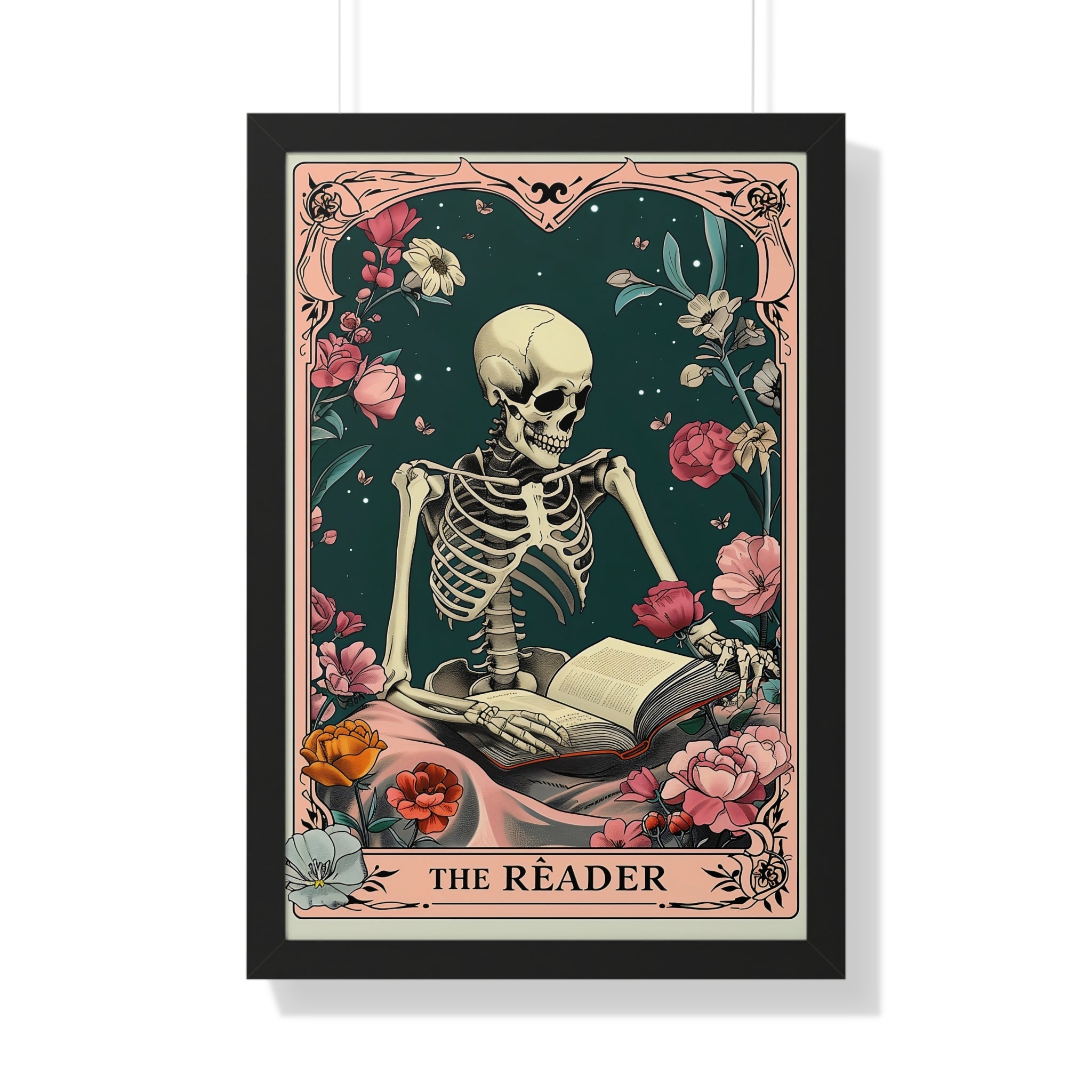 Framed Paper Print - The Eternal Reader
