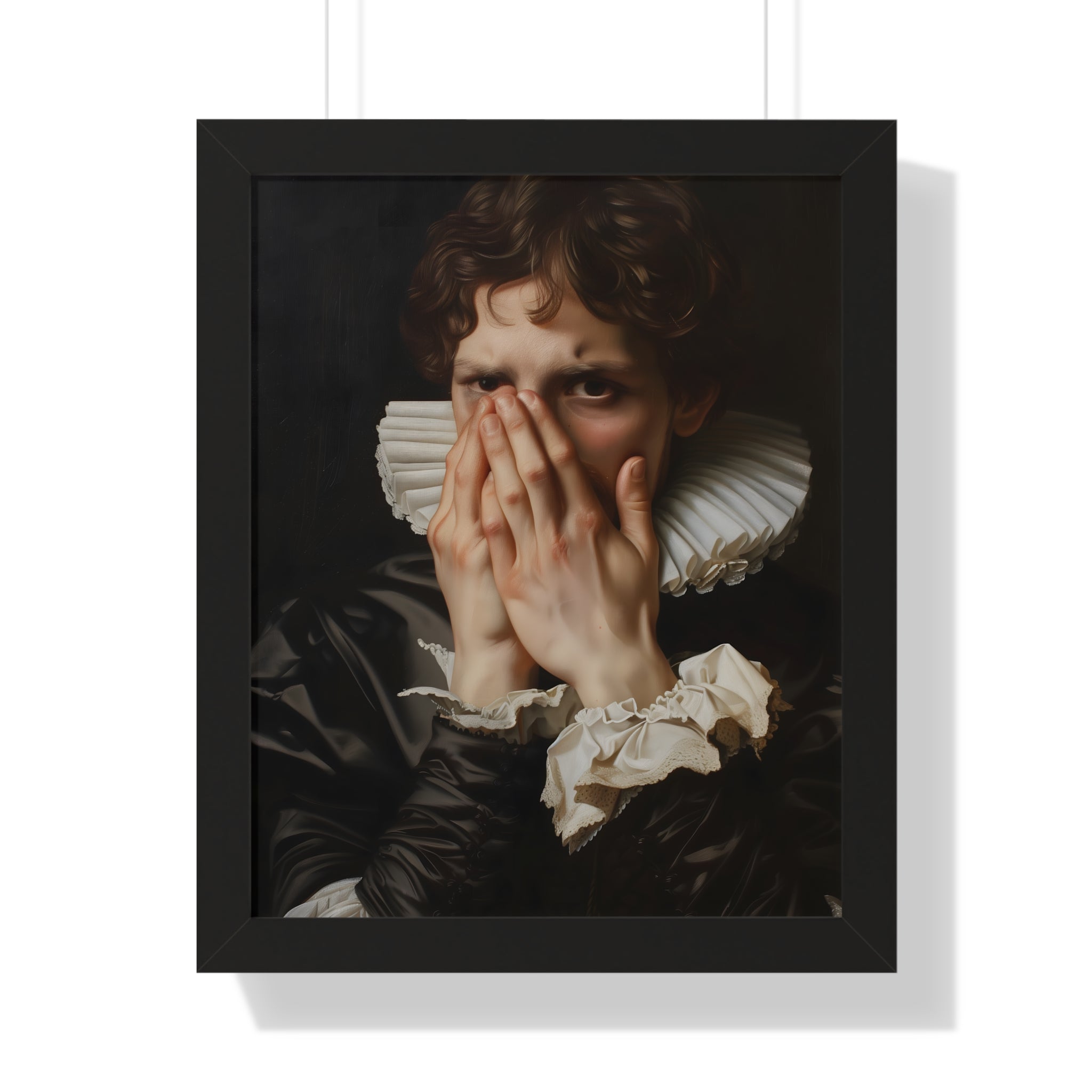 Framed Paper Print - The Foul Flush Reaction