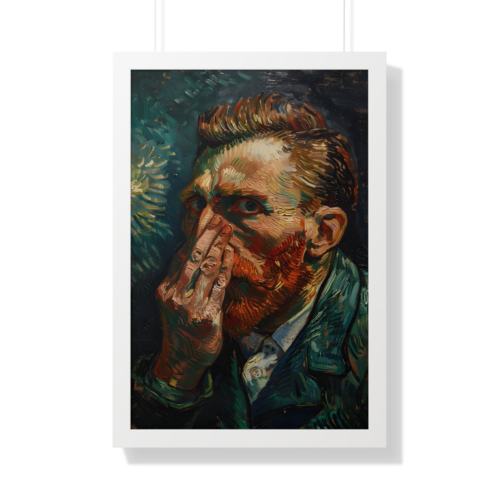 Framed Paper Print - Van Gogh Stinky Glare