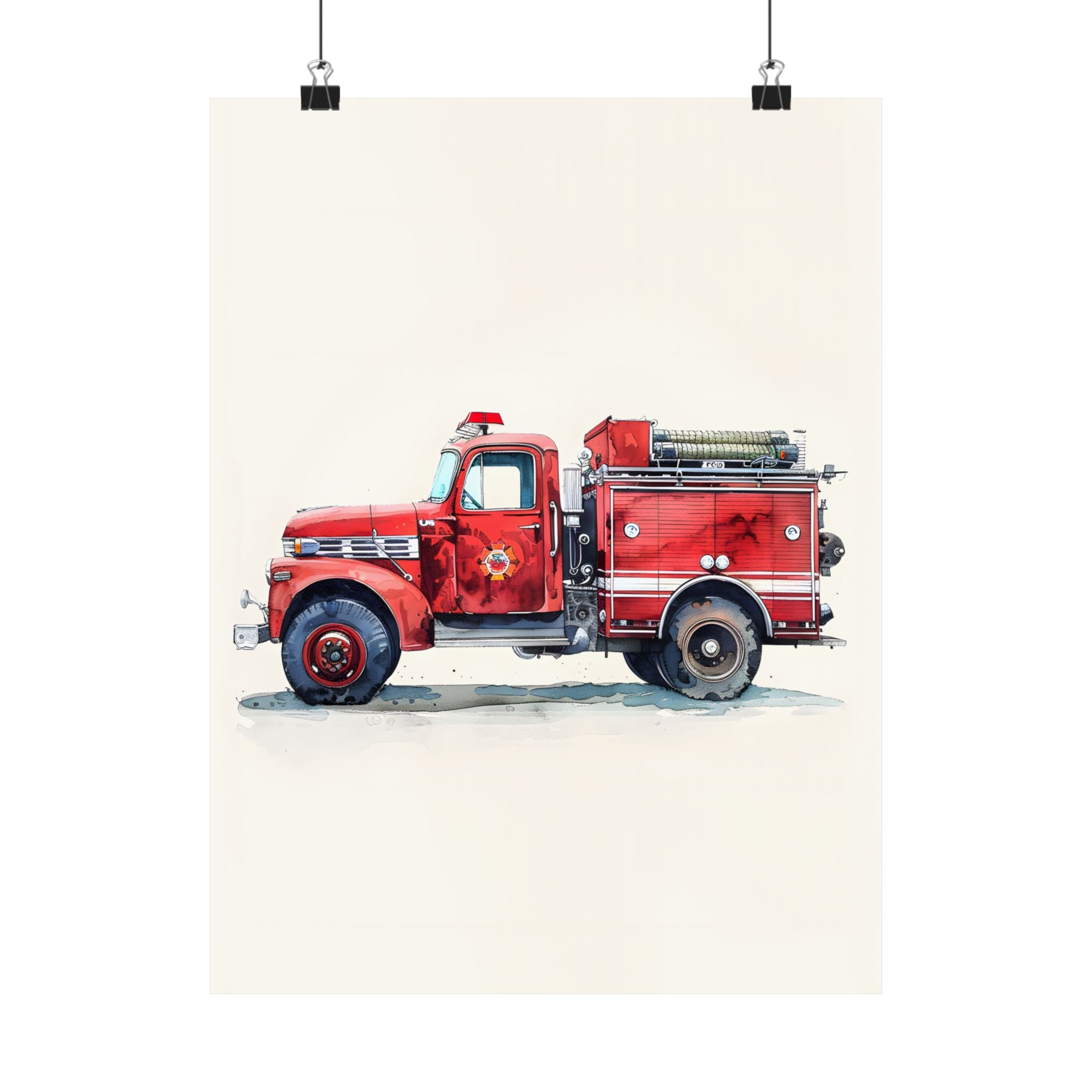 Vintage Firetruck Nursery