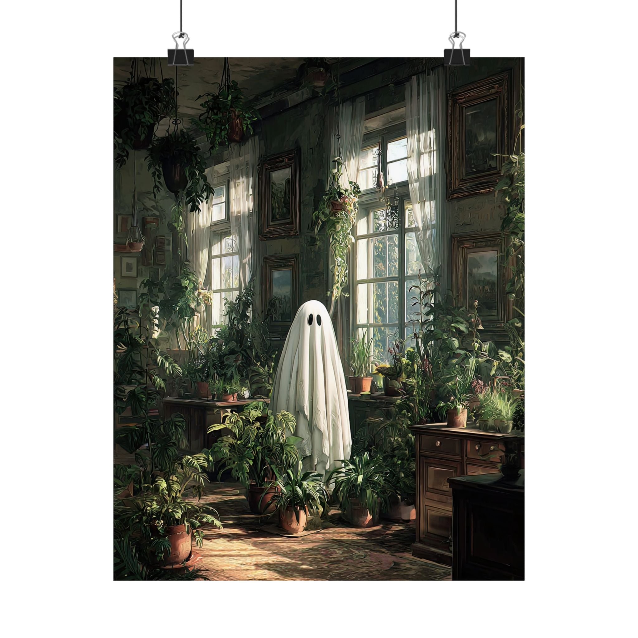 Ghost Among Houseplants
