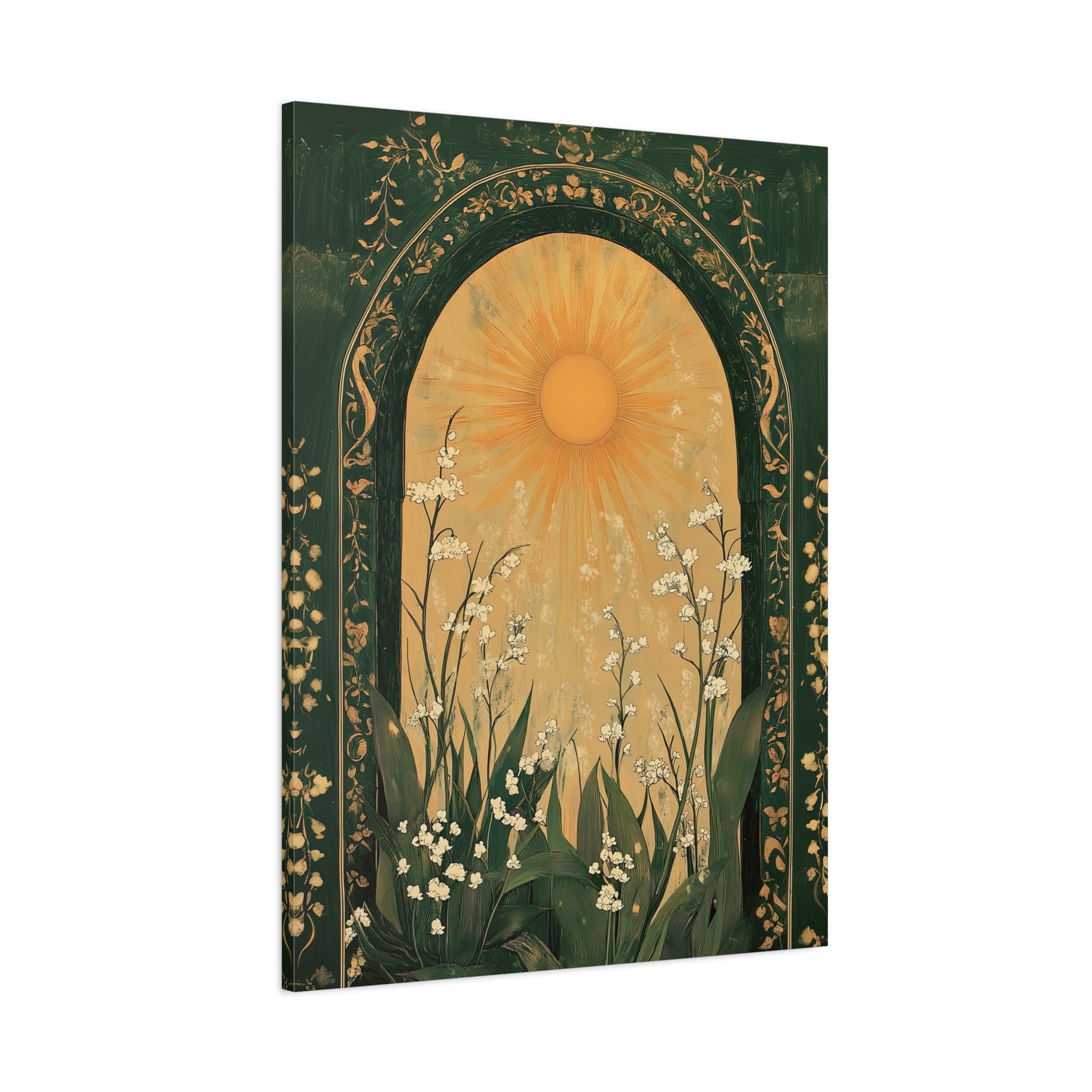 1.25" Matte Canvas - Lily of the Valley Archway