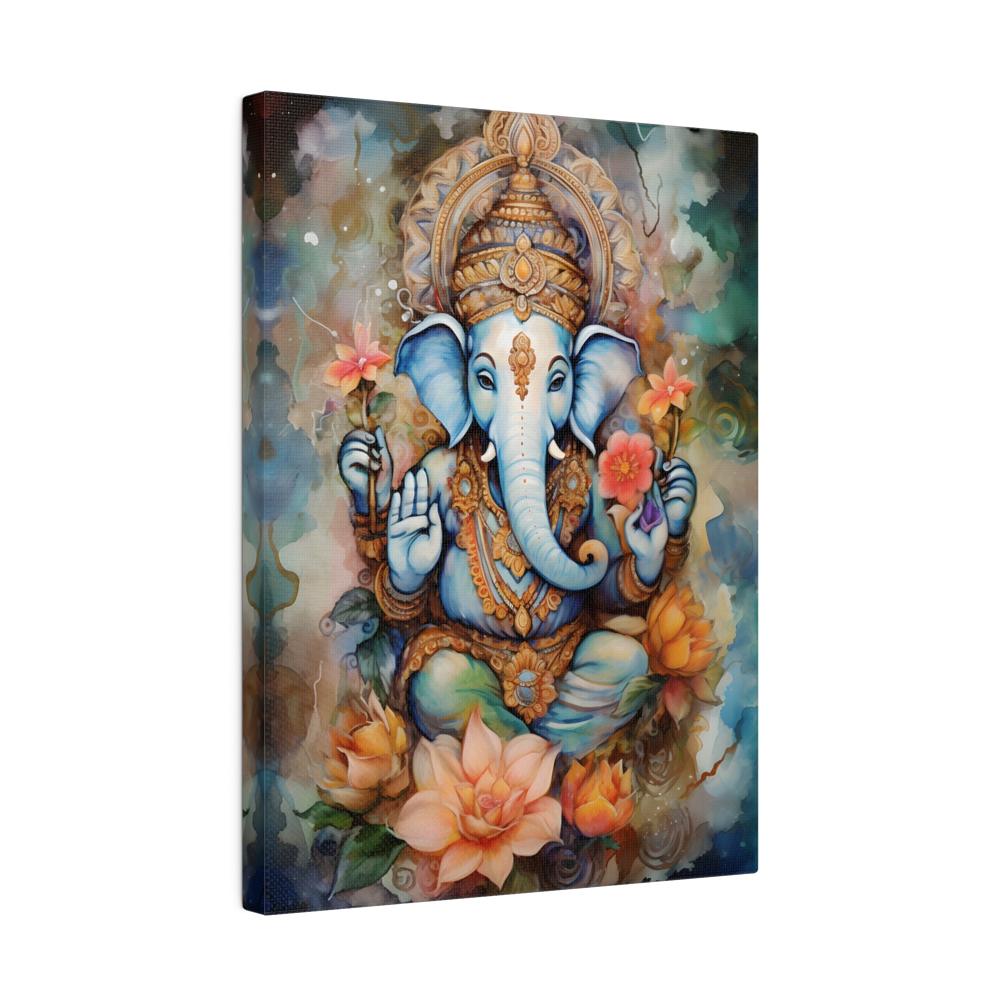.75" Matte Canvas - Ganesha&