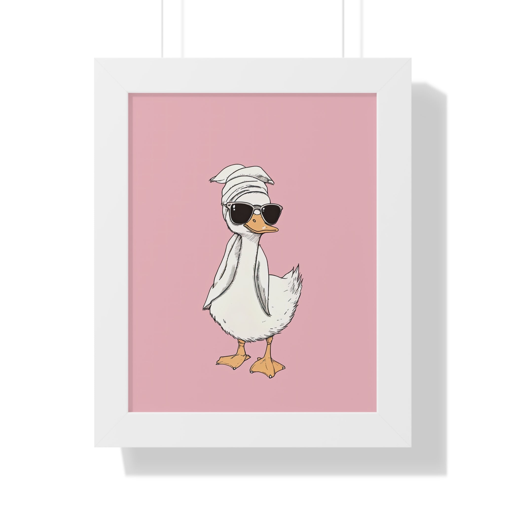 Framed Paper Print - Sassy Duck Retreat