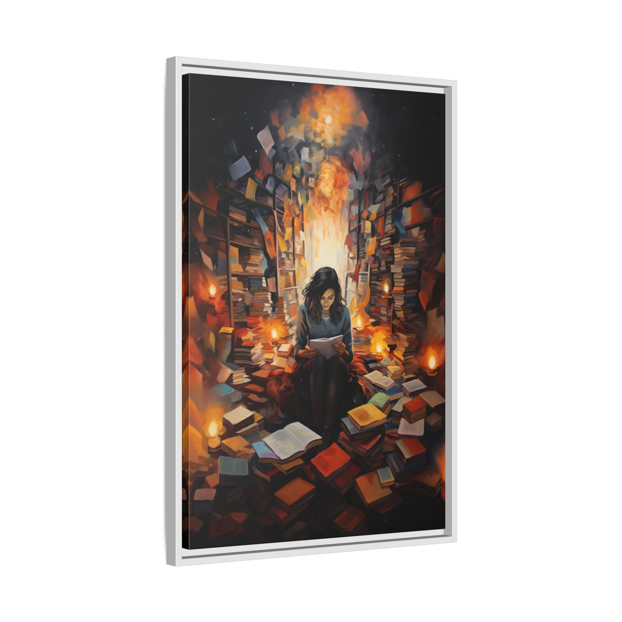 Framed Canvas - The Sanctuary of Stories